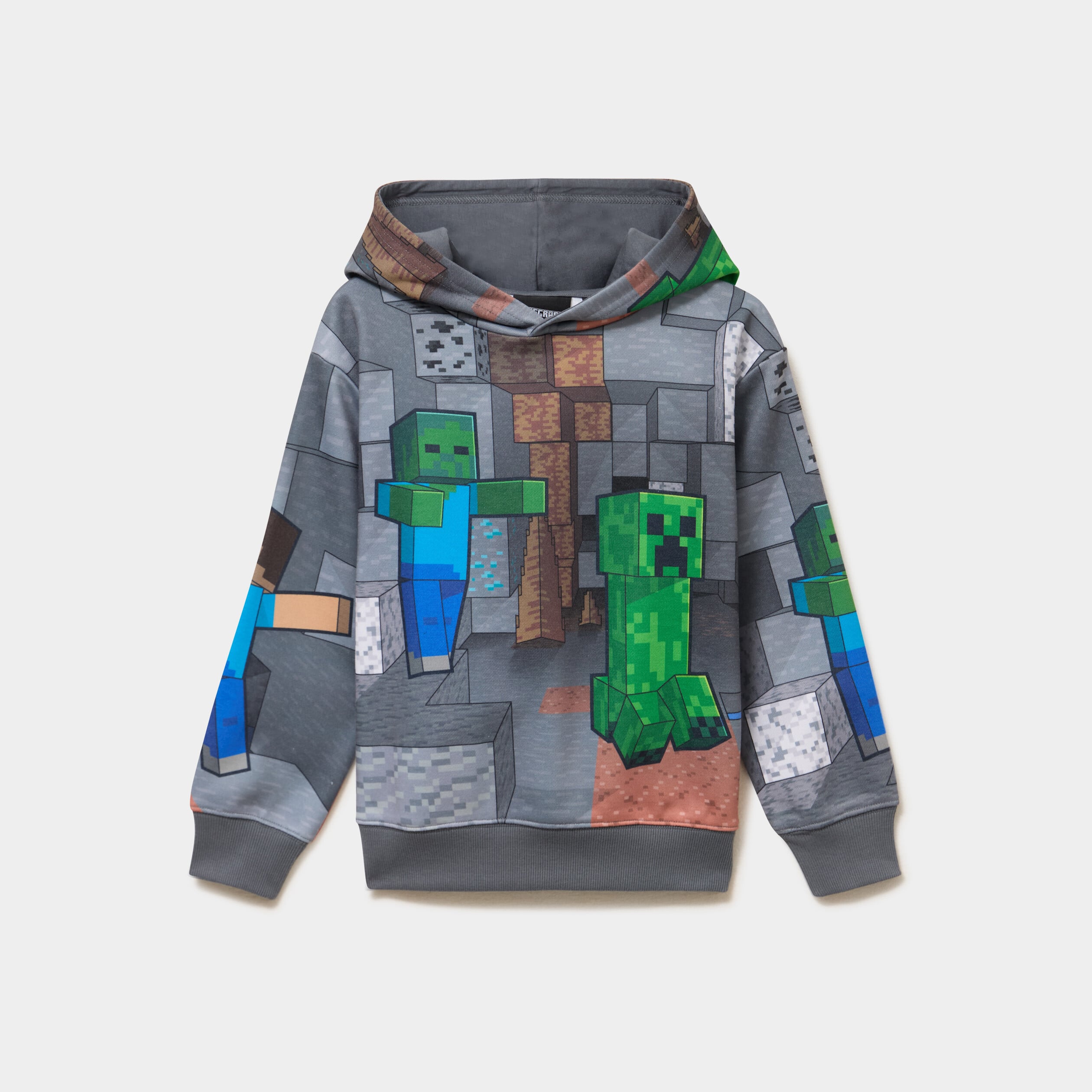 Sweat hoodie &agrave; capuche Minecraft multicolore gar&ccedil;on