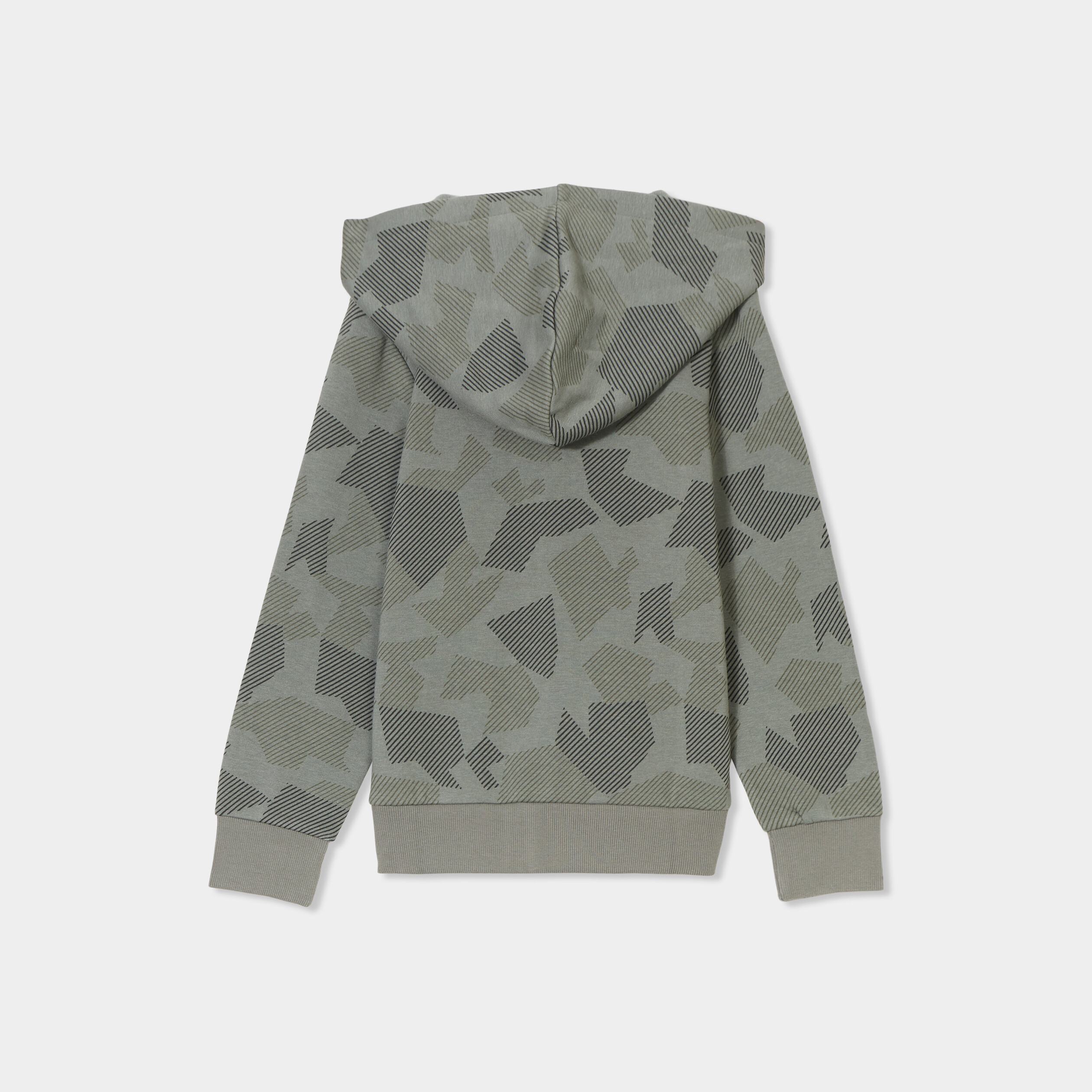 sweat a capuche zippe vert kaki garcon Sweat à capuche zippé vert kaki garçon