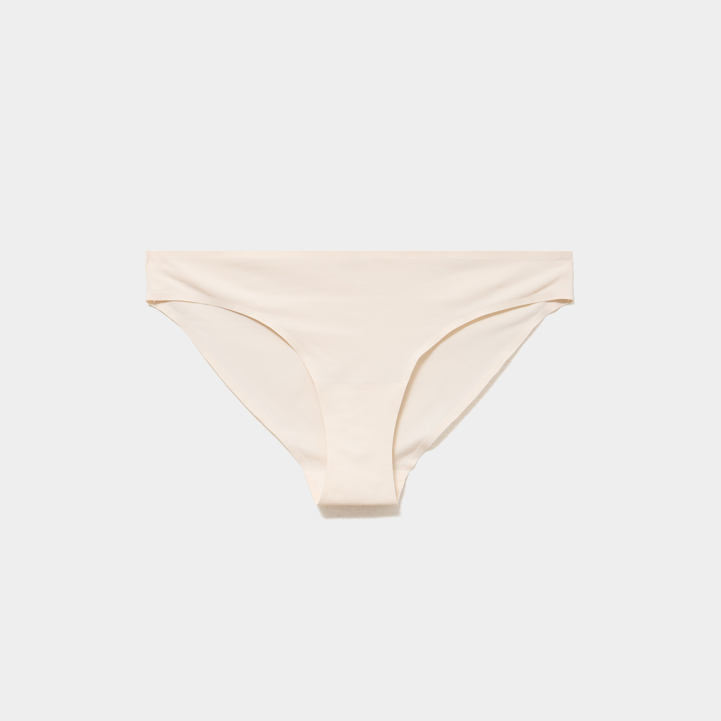 Culotte microfibre sans coutures ivoire femme