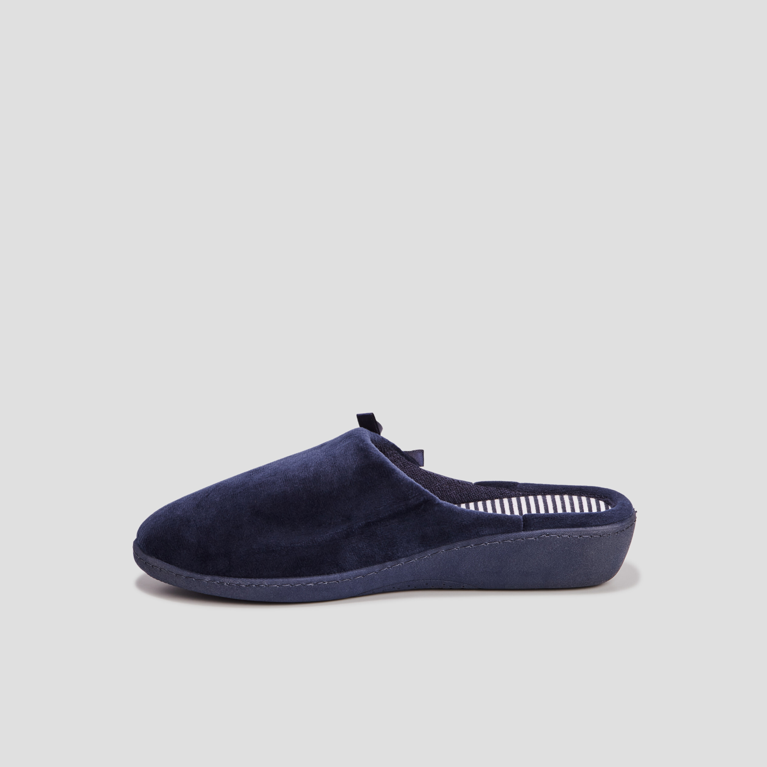 chaussons mules bleu marine femme Chaussons mules bleu marine femme