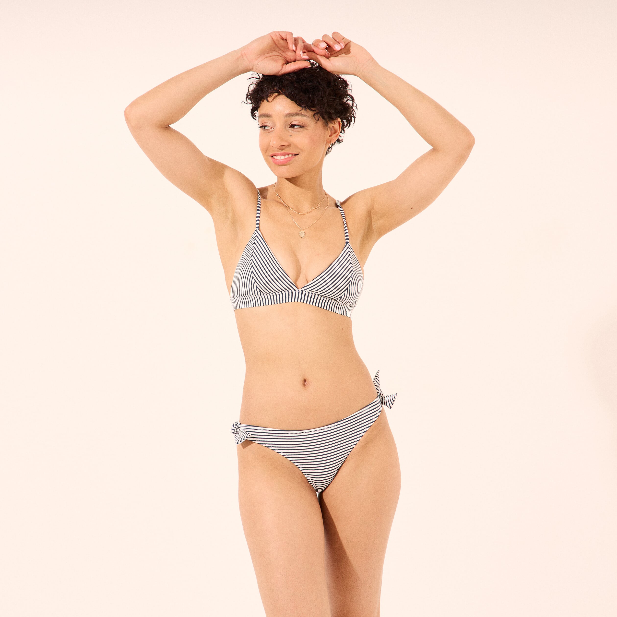 Bas de maillot de bain bleu femme