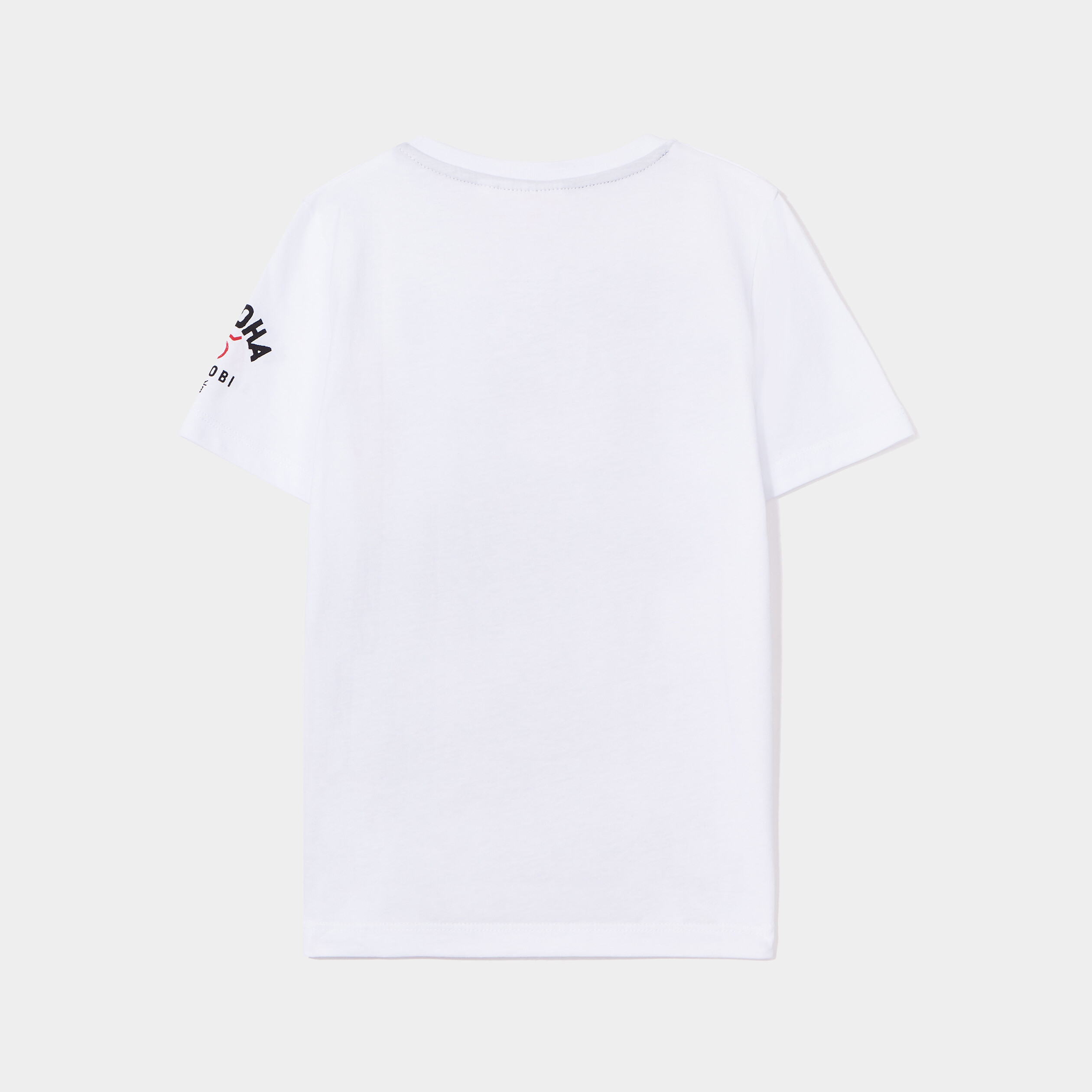 T-shirt manches courtes coton Naruto blanc garçon