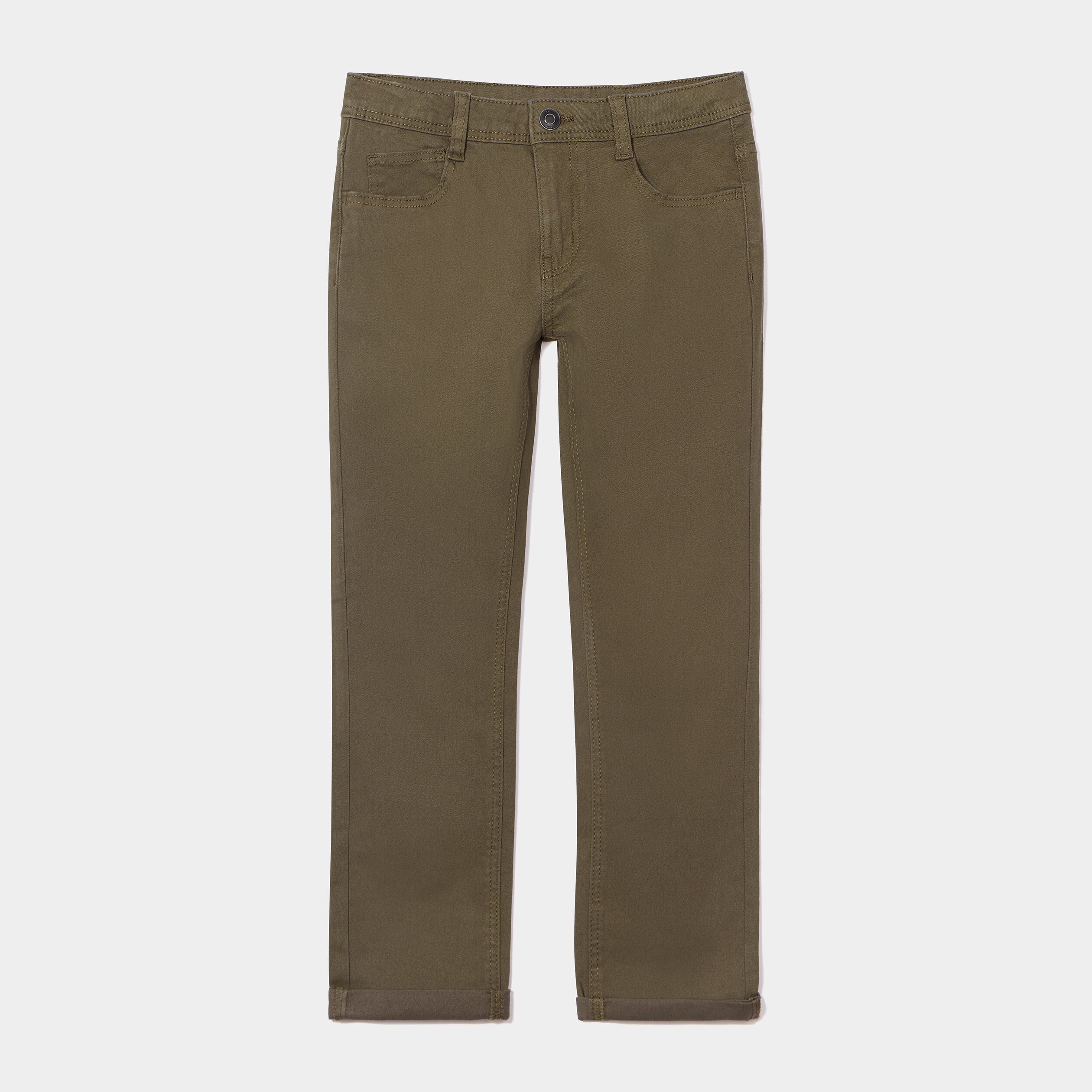 pantalon regular avec poches vert kaki garcon Pantalon regular avec poches vert kaki garçon