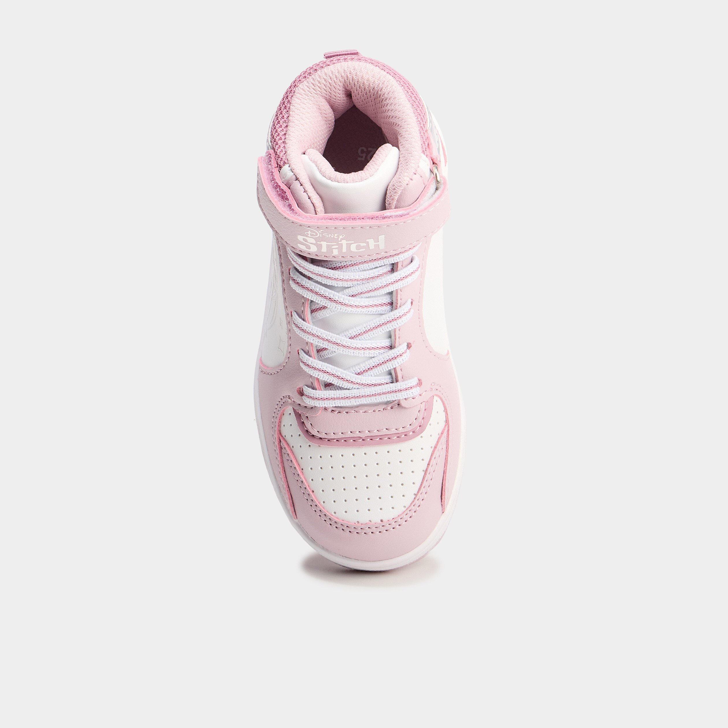 baskets montantes a scratchs stitch blanc fille Baskets montantes à scratchs Stitch blanc fille