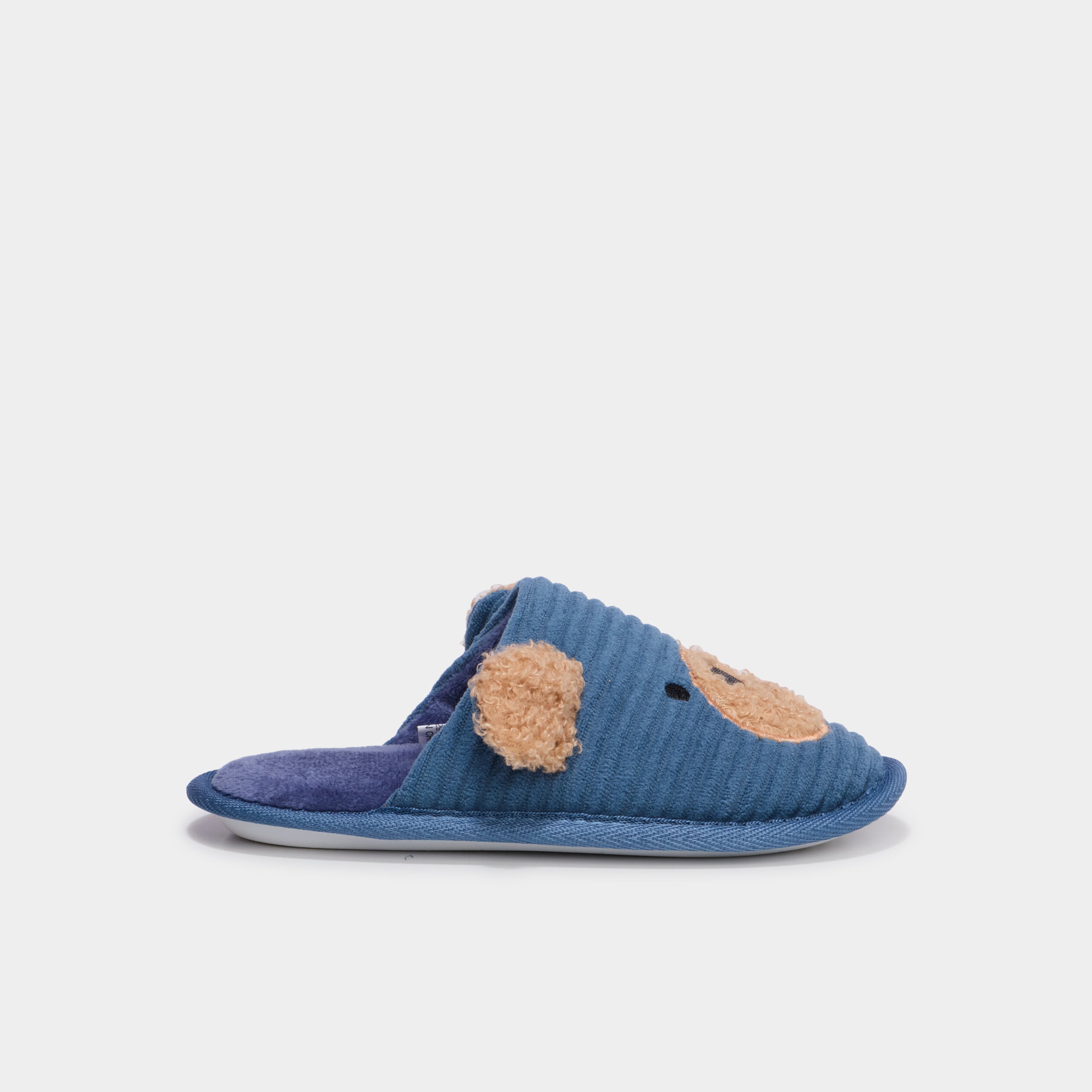 Chaussons mules bleu gar&ccedil;on