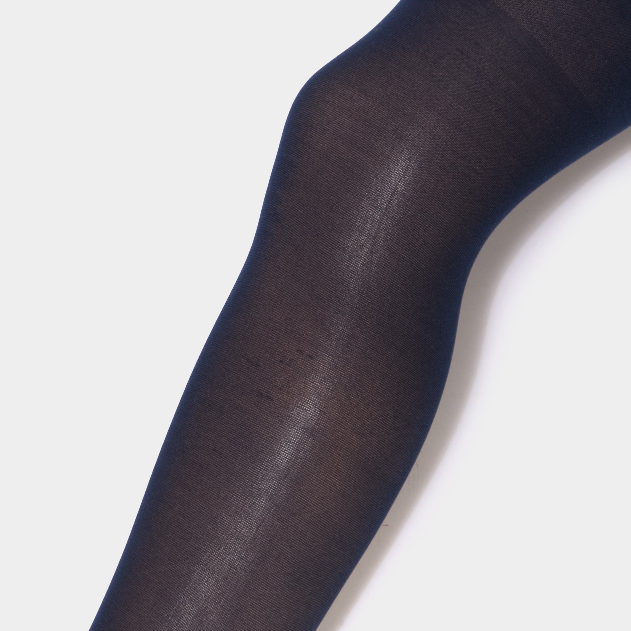 Lot 3 collants (noir, gris, blanc) 40D bleu marine fille