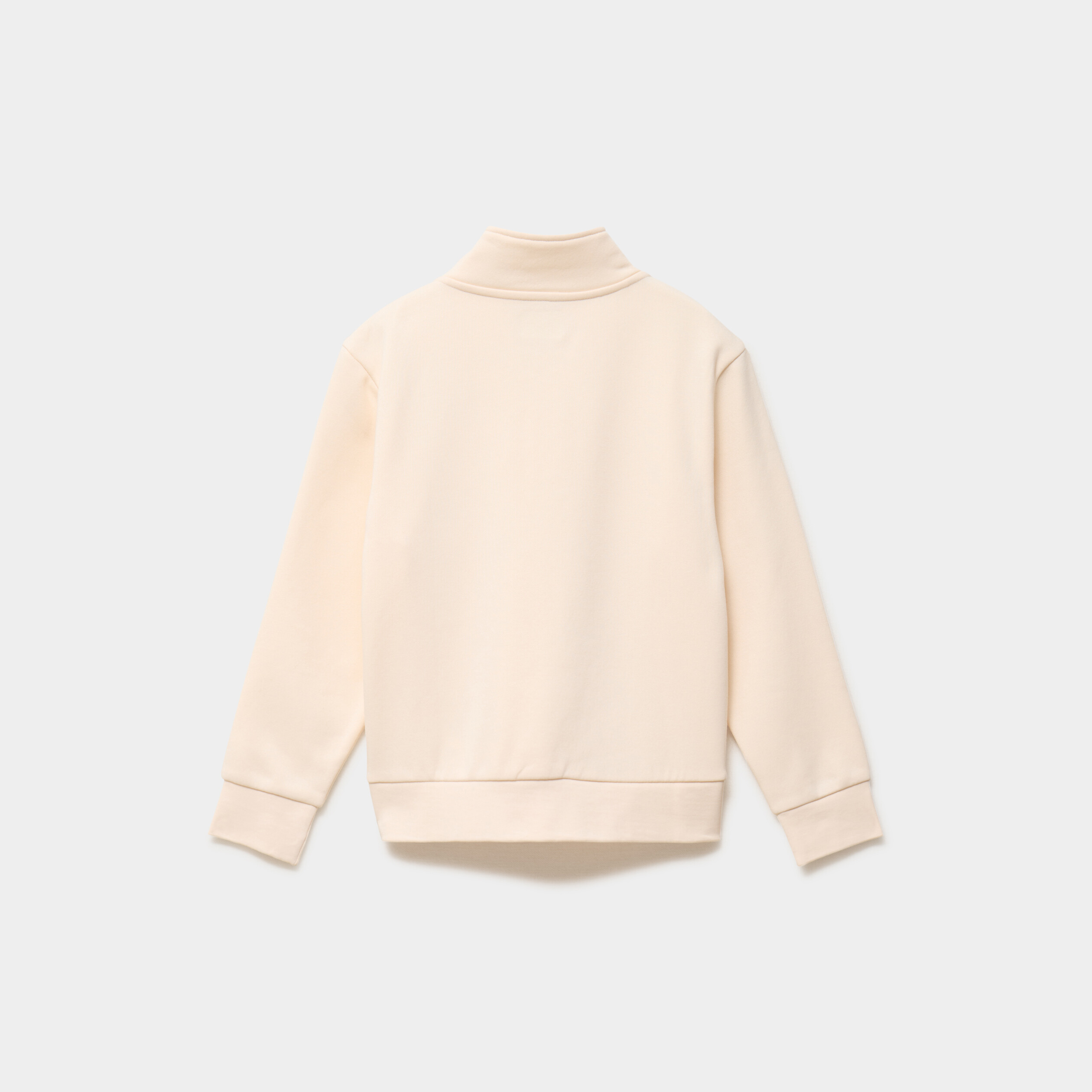 Sweat droit col camionneur Kappa creme fille