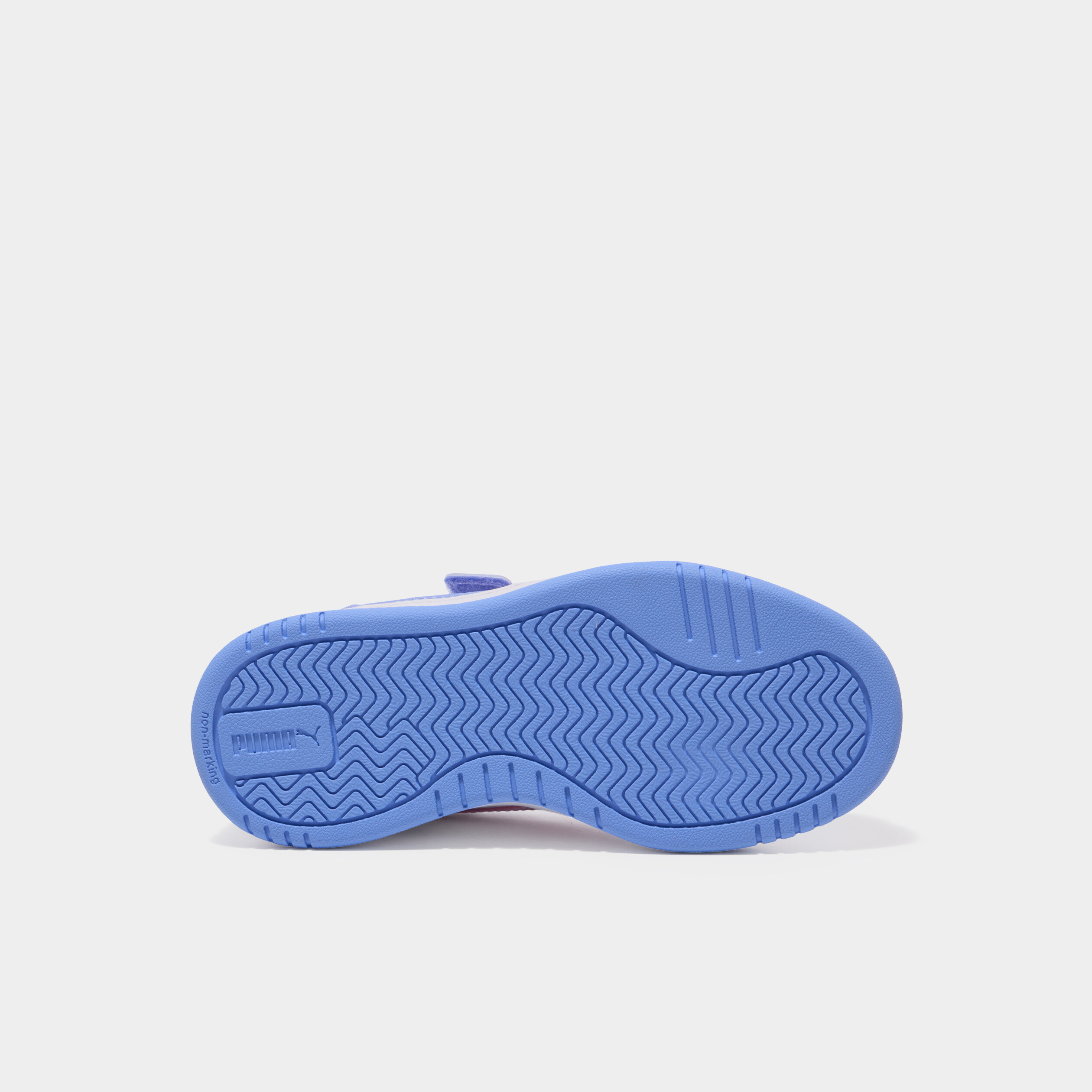 Tennis basses &agrave; scratchs Puma Caven III violet fille