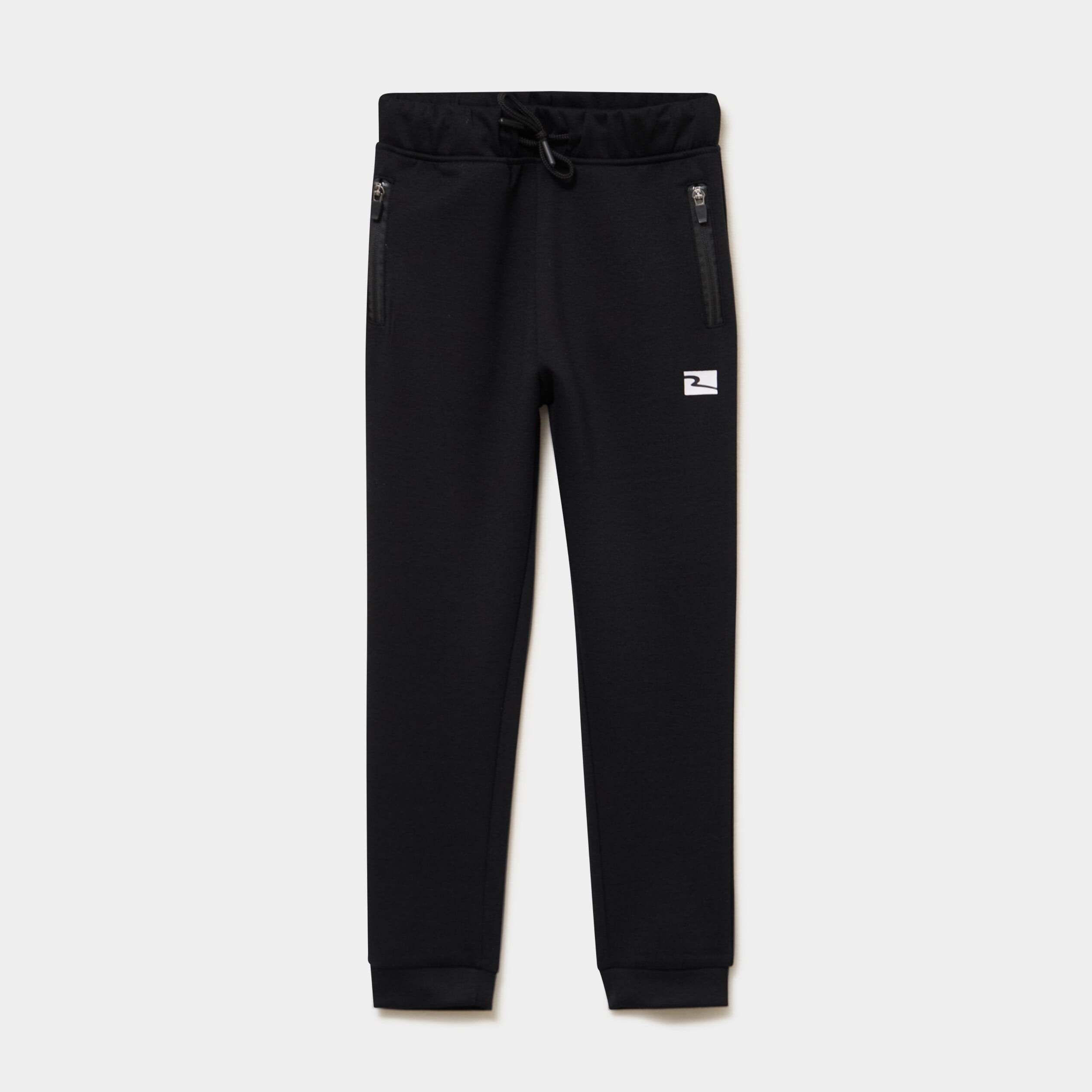 Pantalon de jogging ajust&eacute; noir gar&ccedil;on