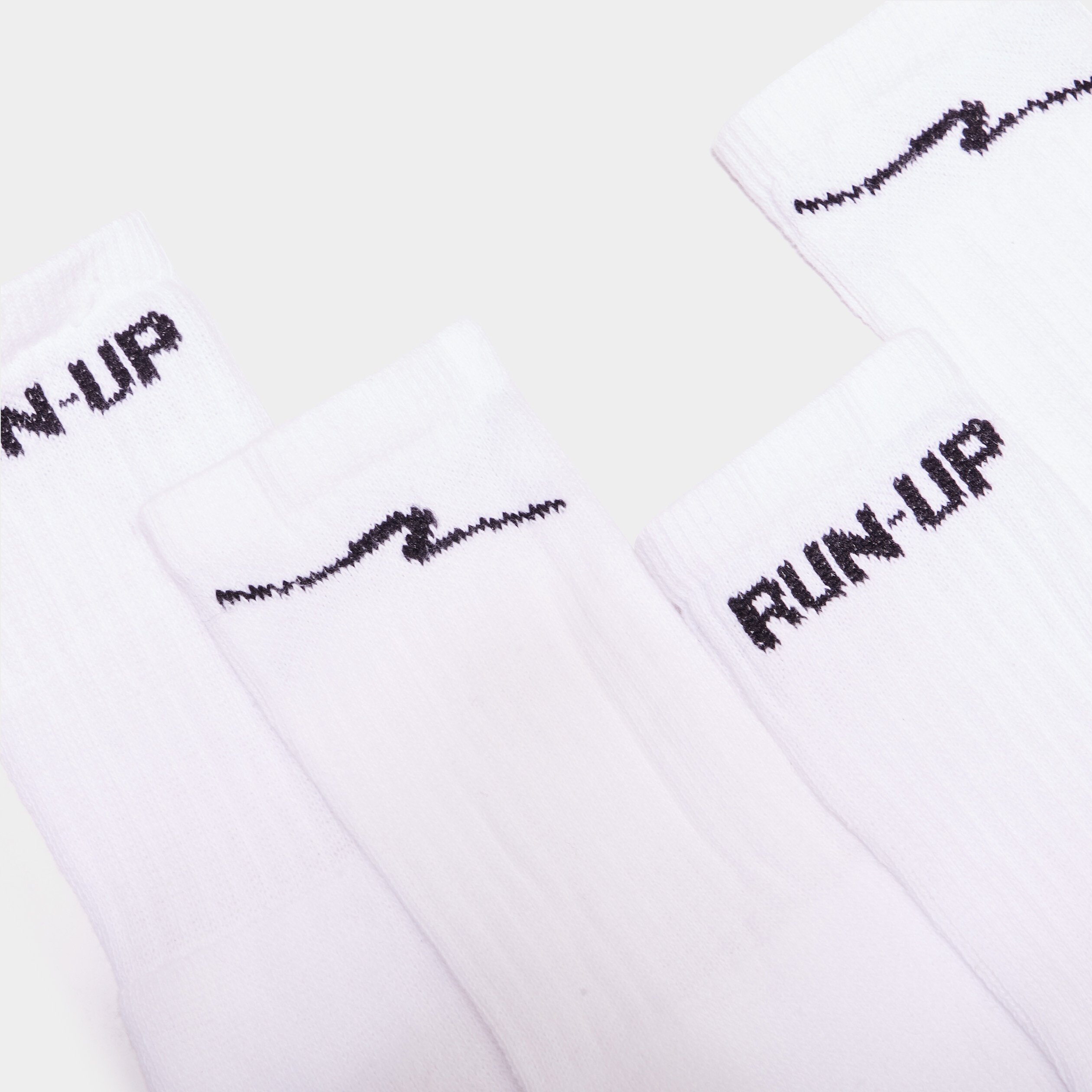 lot 5 paires chaussettes sport run up blanc homme Lot 5 paires chaussettes sport Run-Up blanc homme