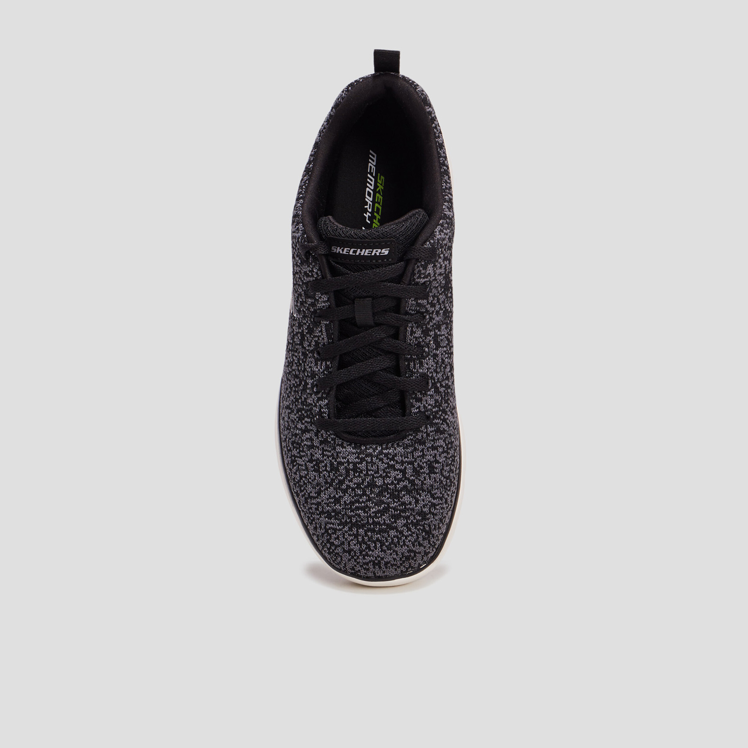runnings a lacets skechers warrick gris fonce homme Runnings à lacets Skechers Warrick gris foncé homme