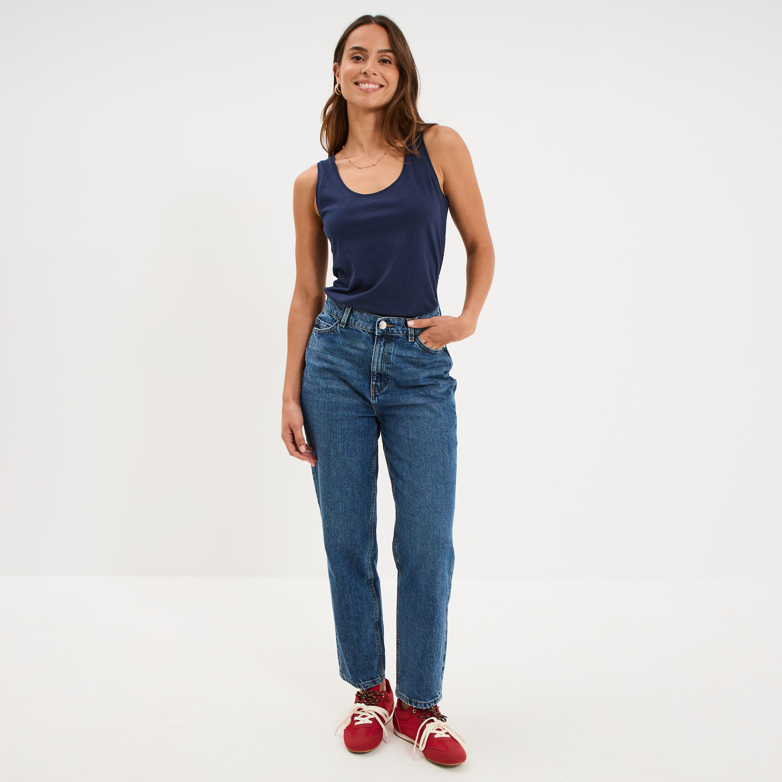 Débardeur Femme Kona Sol - Bleu Marine Et Blanc Rayé - Taille S - Neuf Avec étiquettes