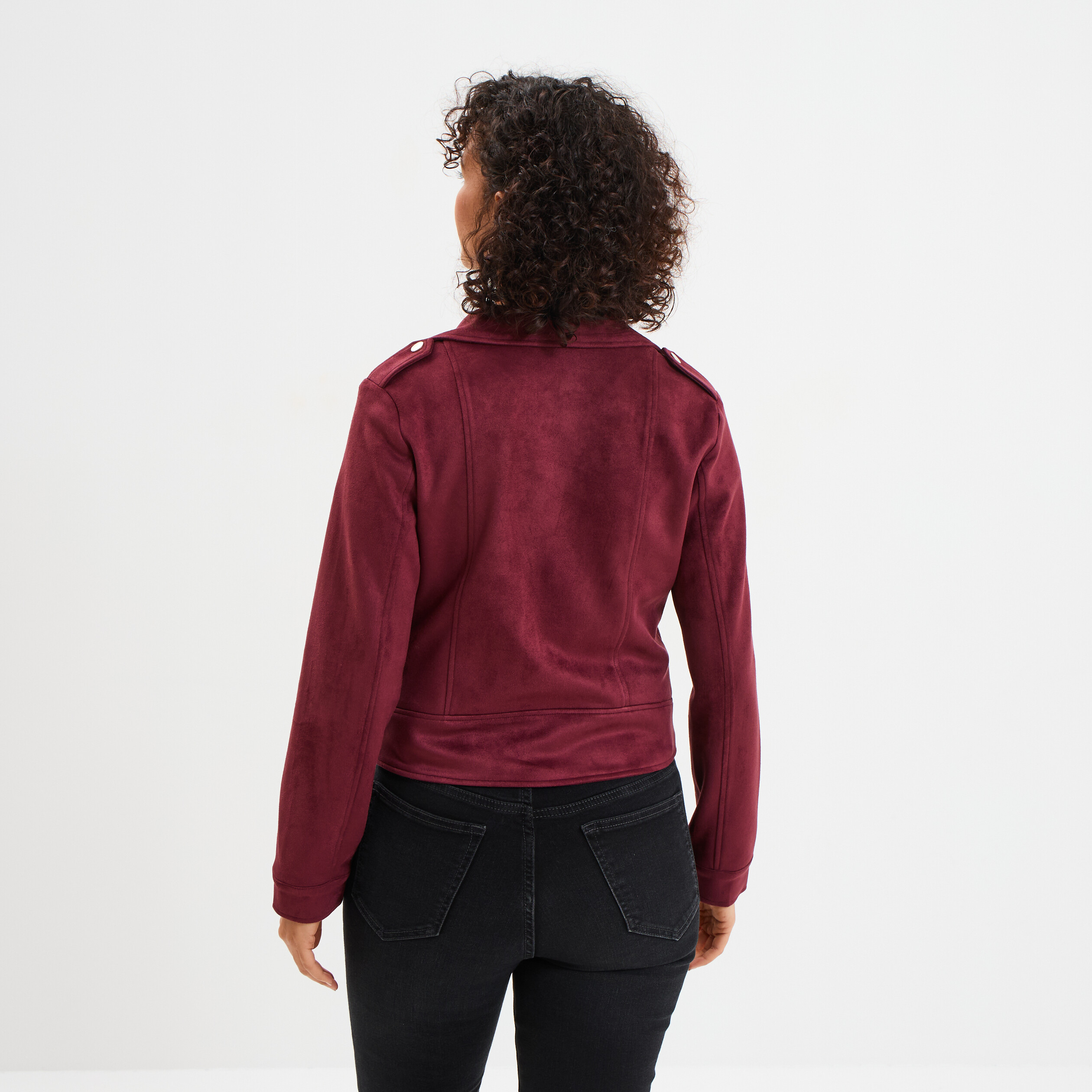 Chemisier Esprit Bordeaux Effet Wrap - Taille 44, Neuf Avec étiquettes, Style Blouse élégante