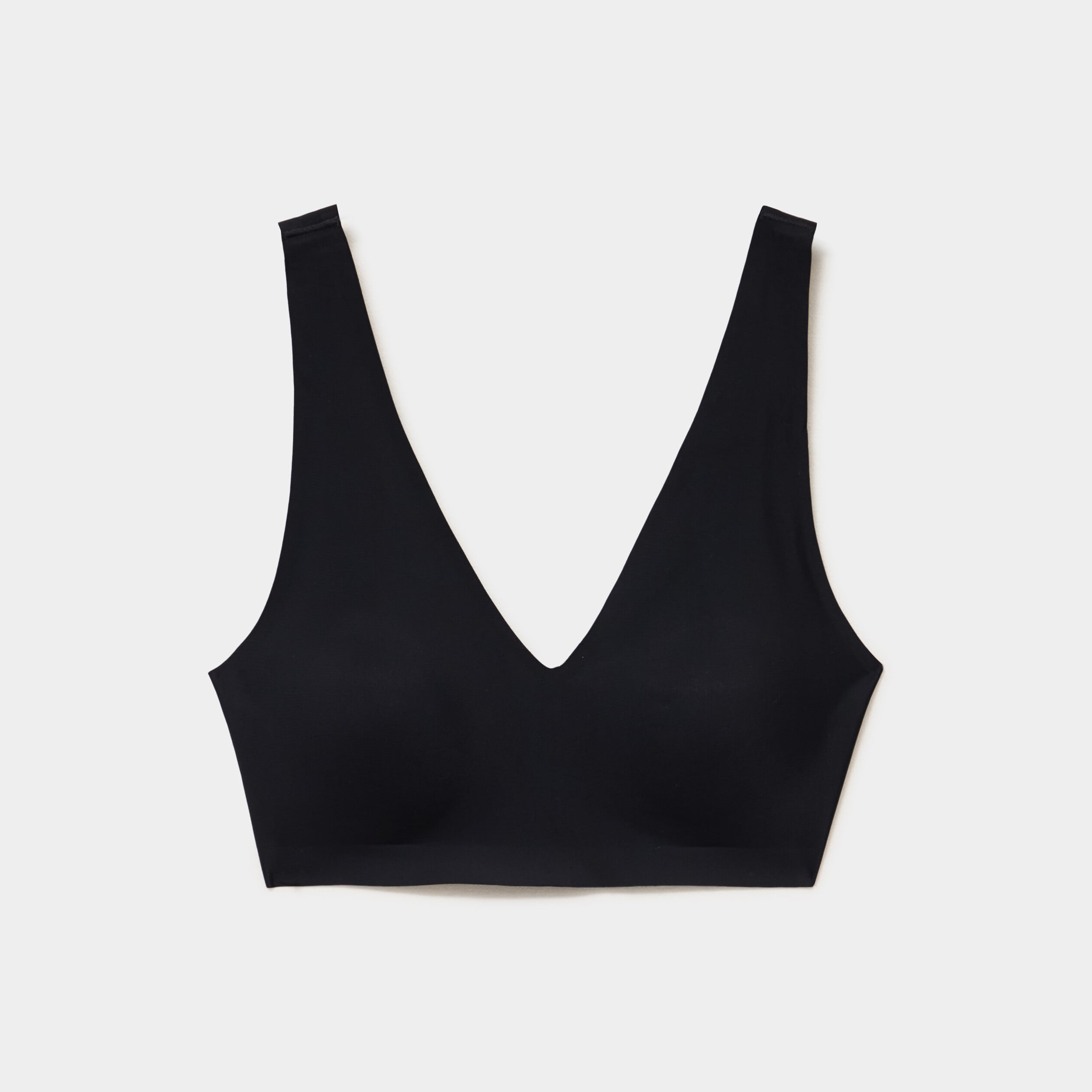 Soutien-gorge brassi&egrave;re microfibre noir femme