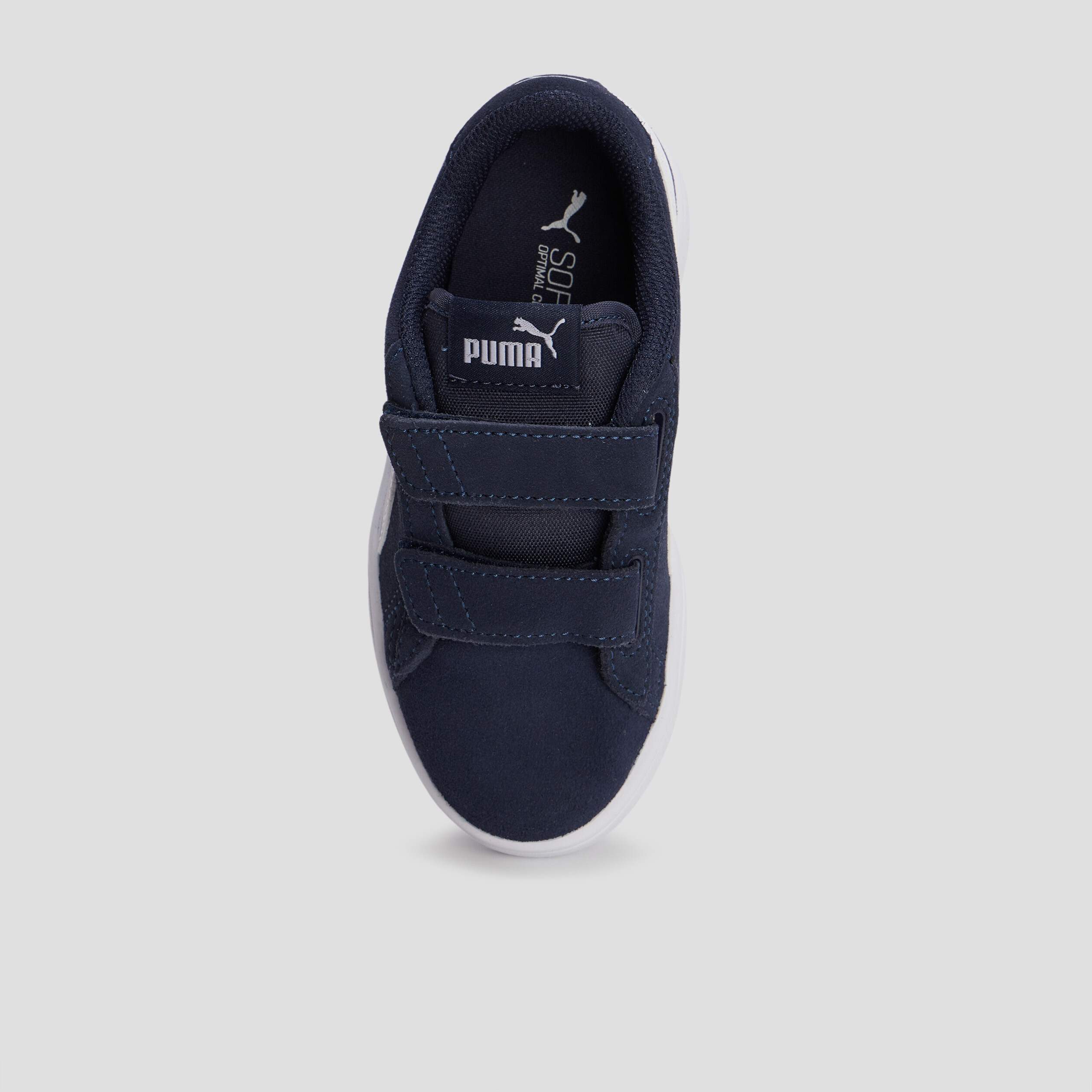 Tennis à scratchs Smash V2 SD Puma bleu marine garçon