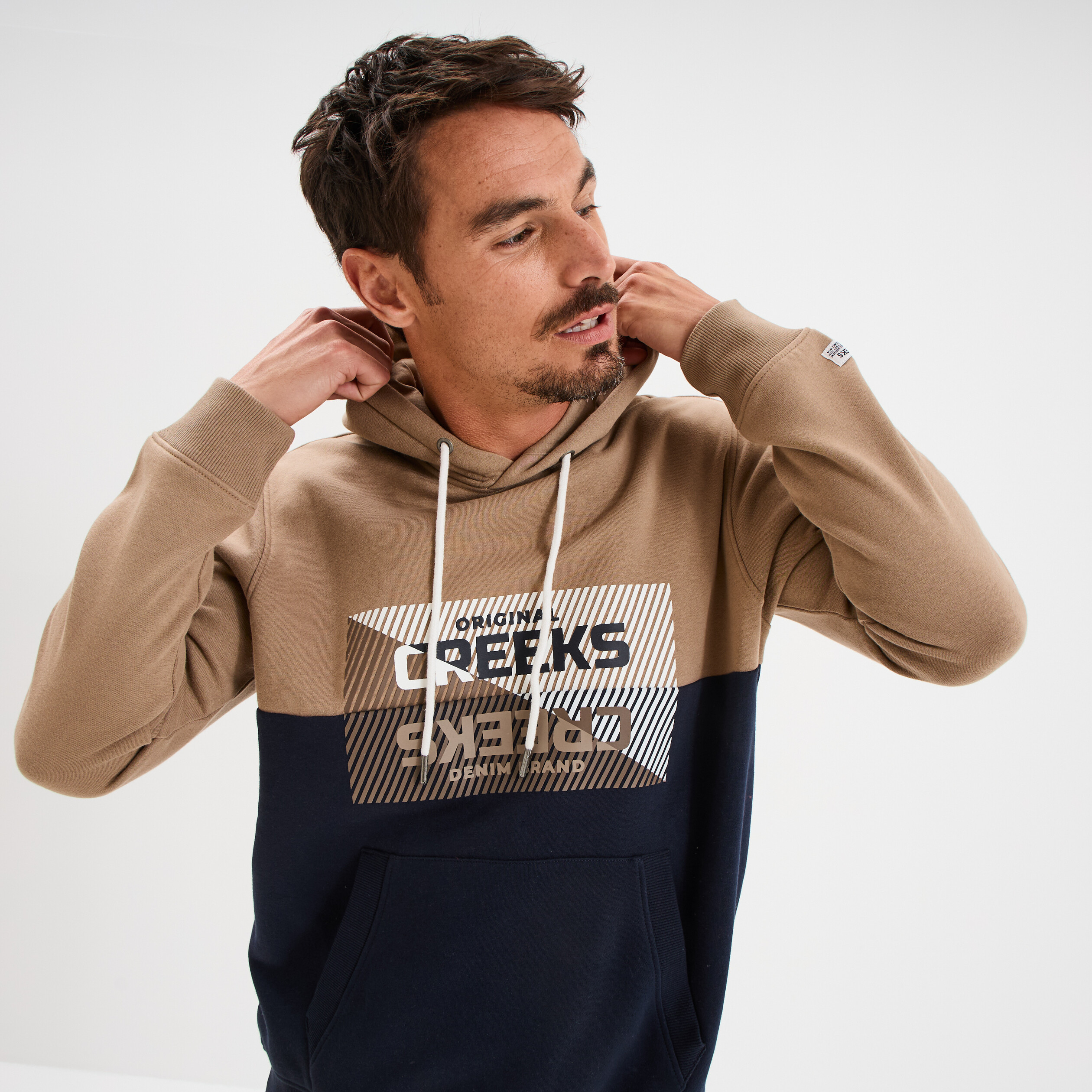 Sweat à Capuche Homme Couleur Unie - Hoodie Confortable Poches, Survêtement Gym Jogging Toutes Saisons