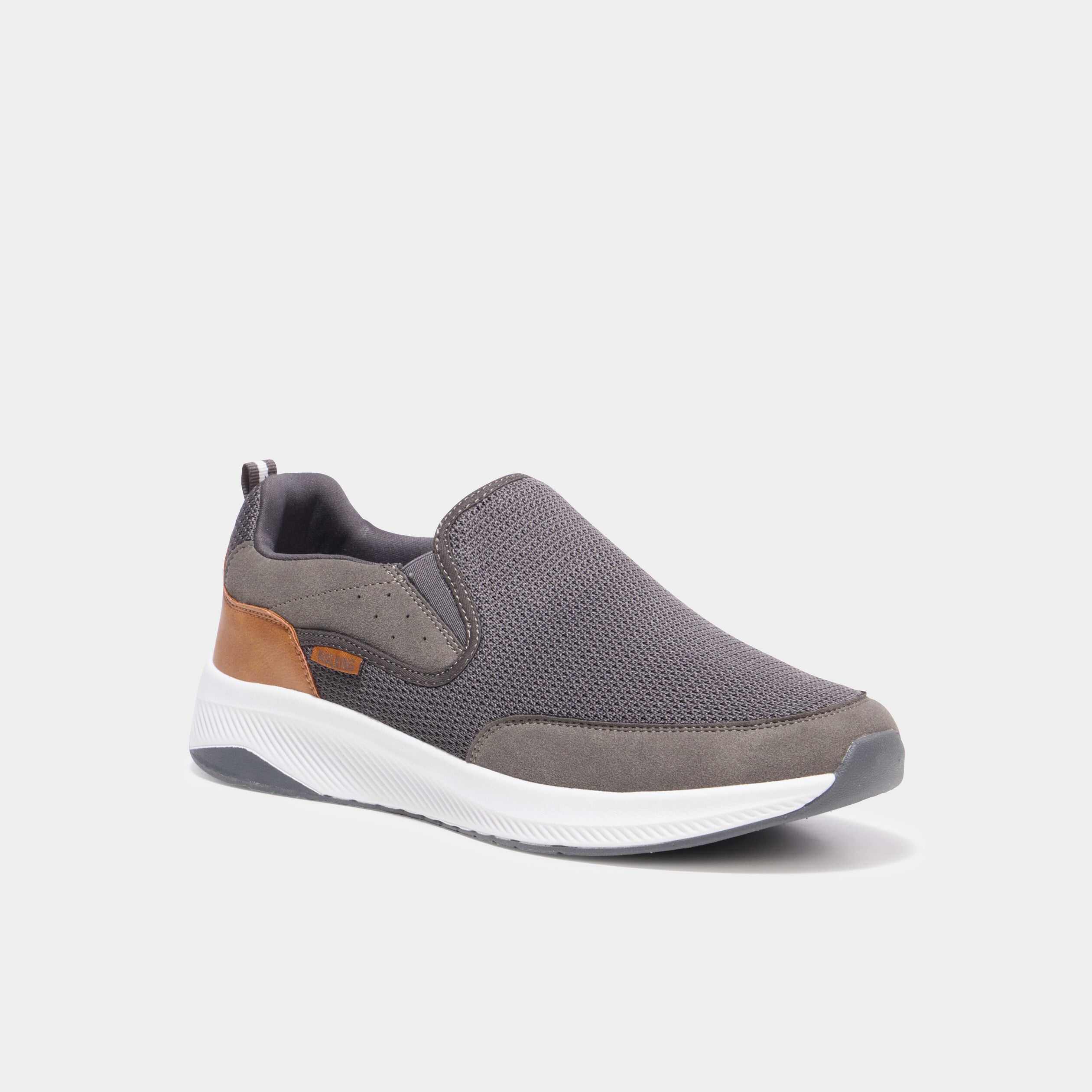 Baskets semelles &eacute;paisses gris homme