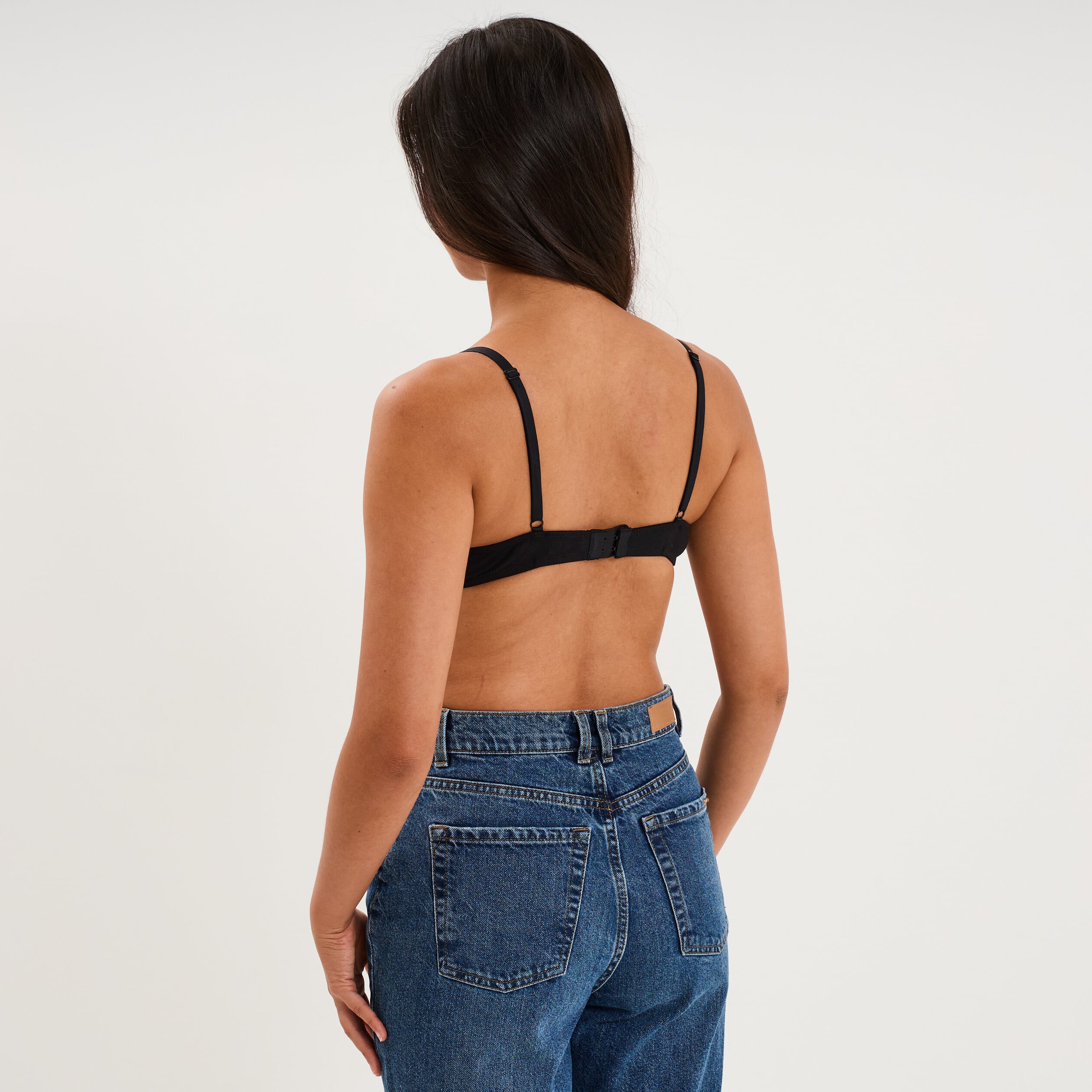 Soutien-gorge padd&eacute; embo&icirc;tant noir femme