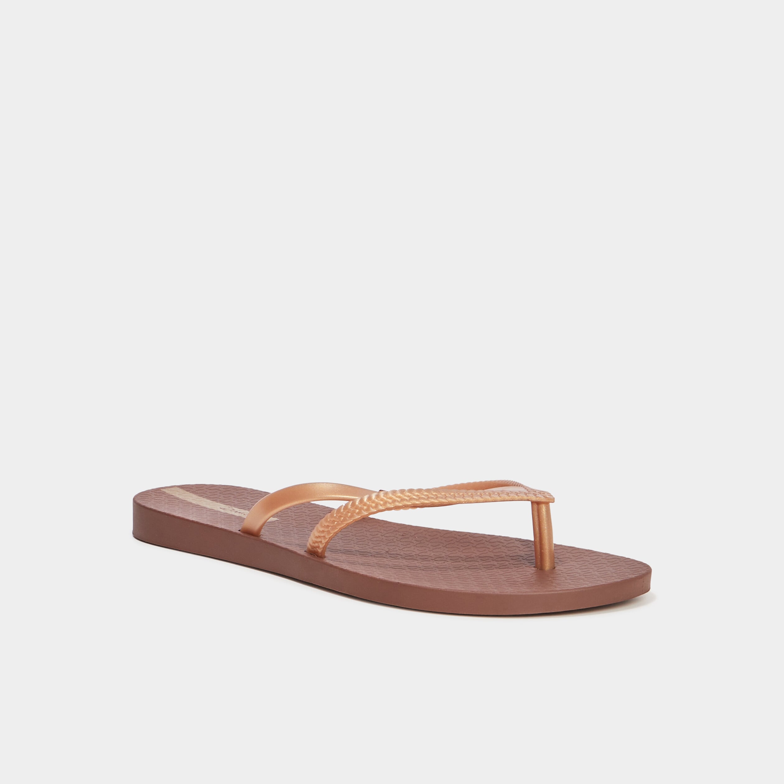 Tongs double bride Ipanema marron foncé femme | La Halle