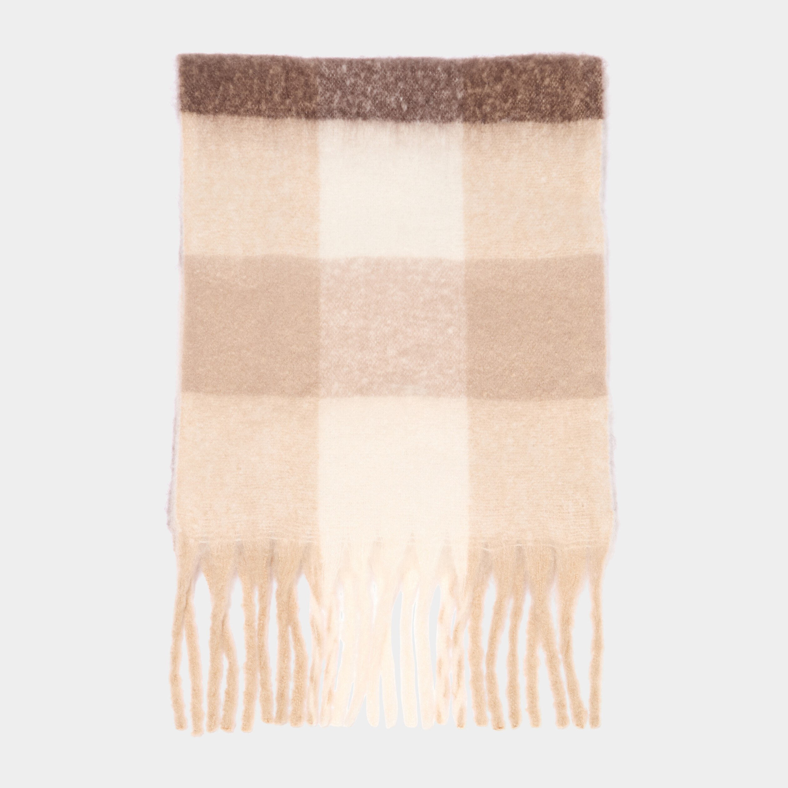 Écharpe à Franges Moschino - Laine Orange - Style Décontracté Femme - Occasion Parfait état