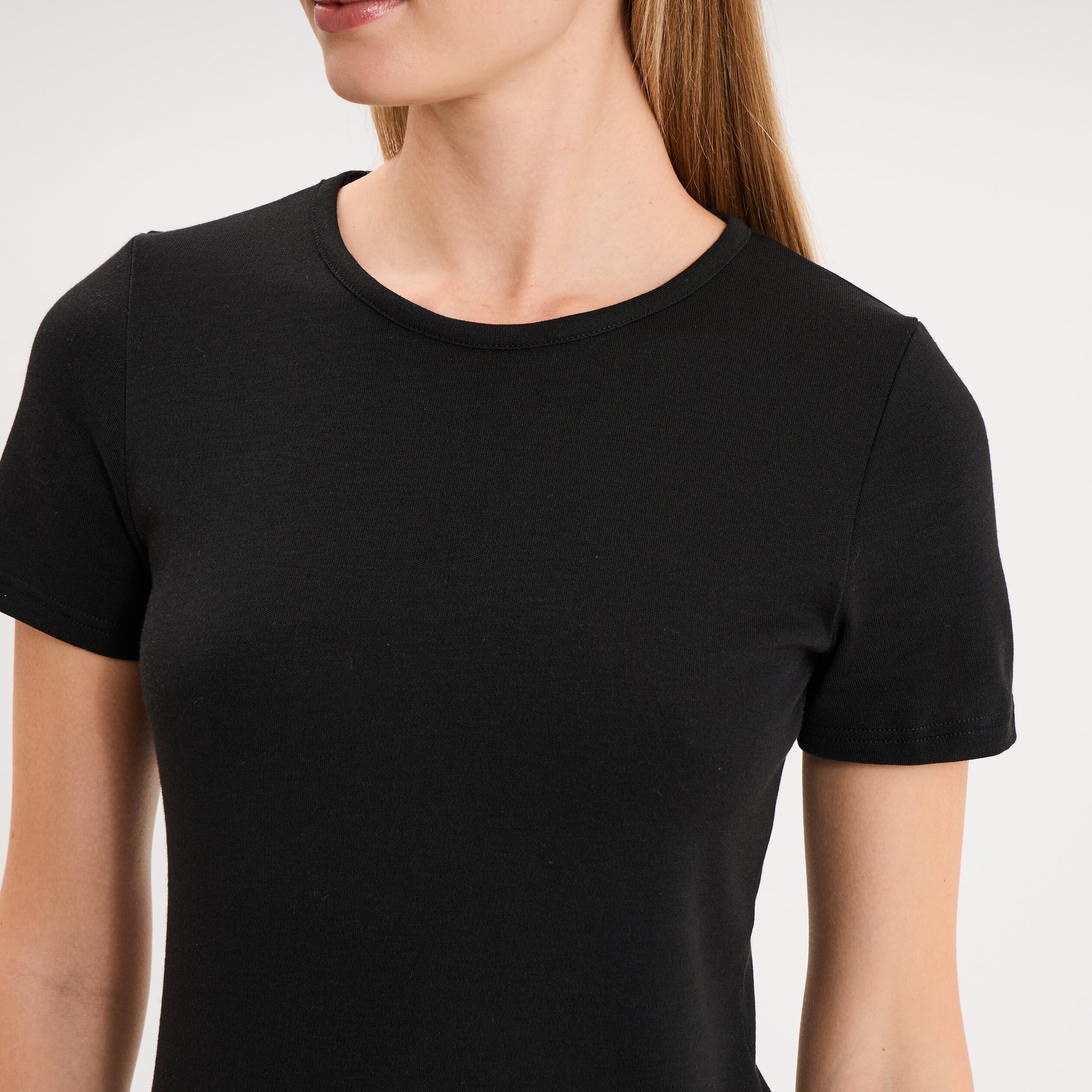 T-shirt thermique Damart x Trappeur noir femme