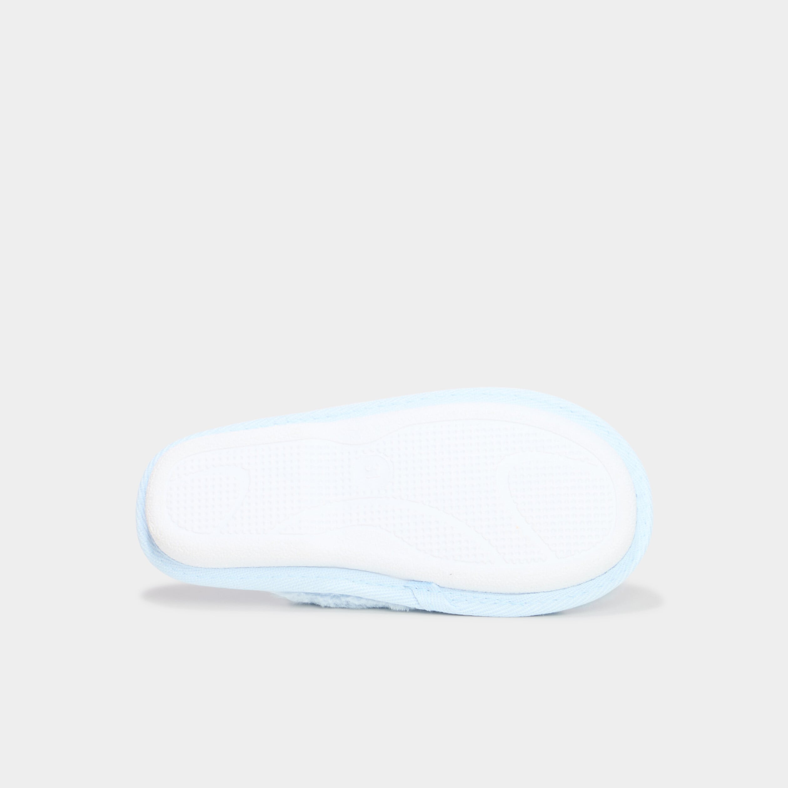 Chaussons mules fausse fourrure Stitch bleu fille