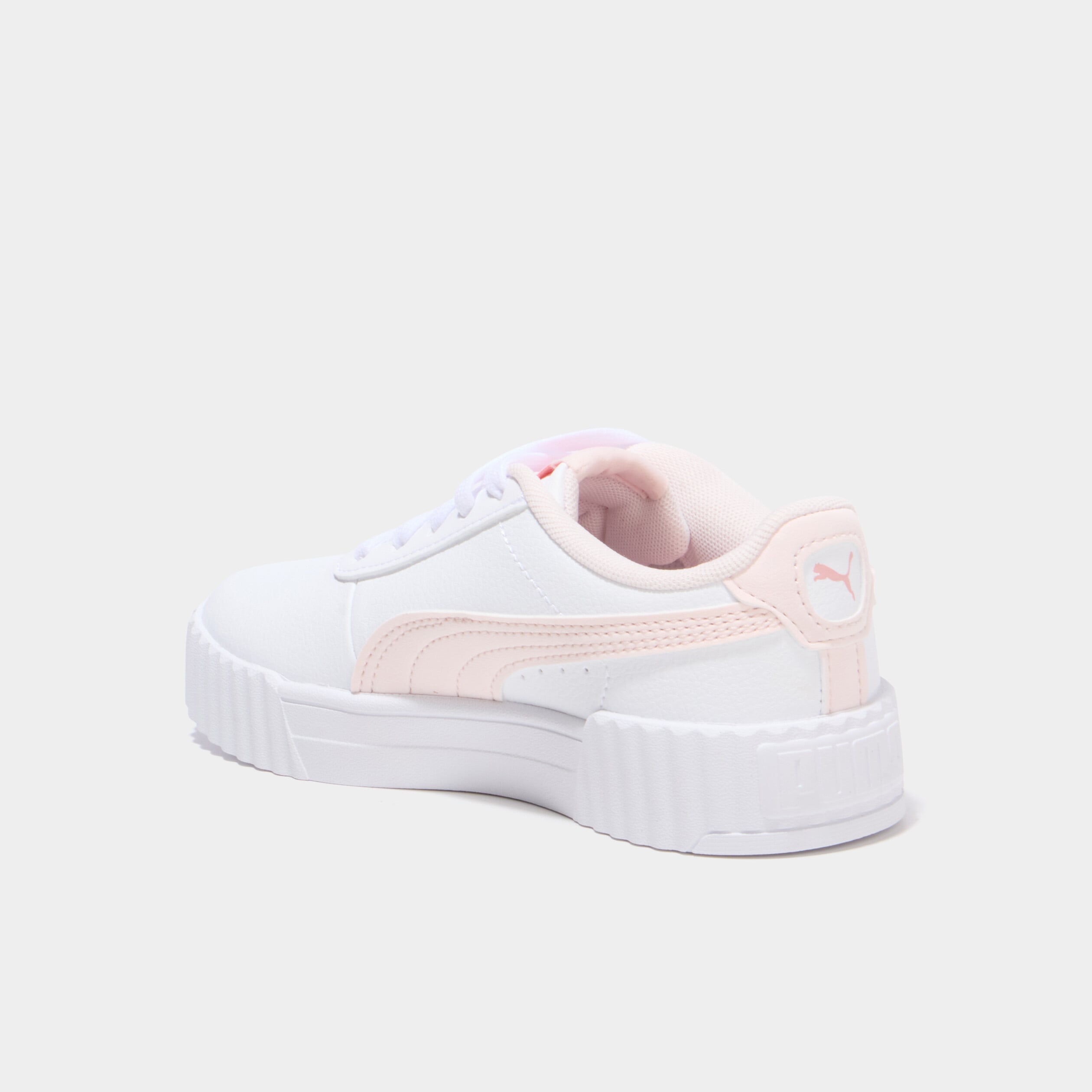 Baskets Puma Carina 3.0 Floral rose clair fille