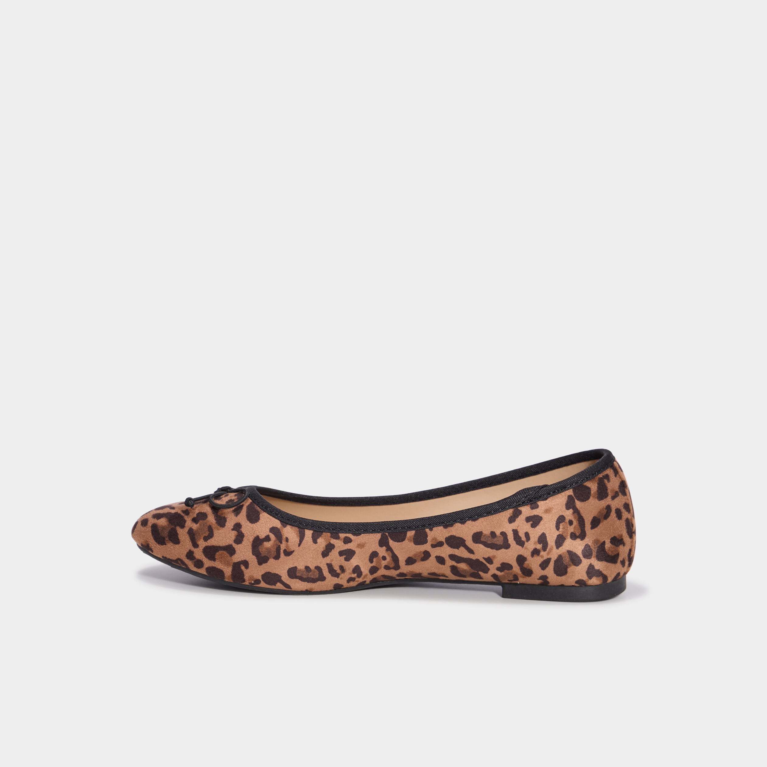 Ballerines plates avec noeuds multicolore femme