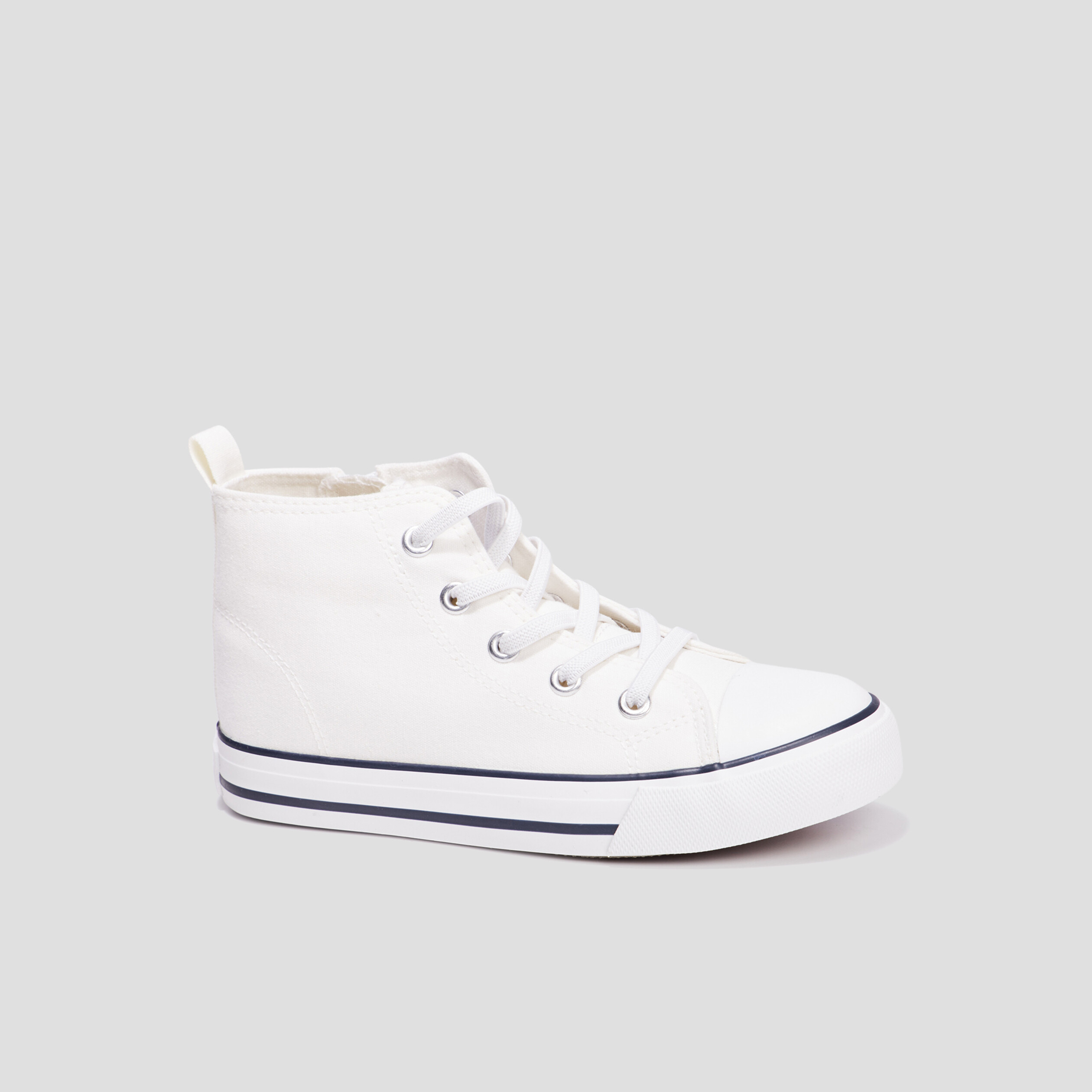 tennis montantes en toile creeks blanc fille Tennis montantes en toile Creeks blanc fille