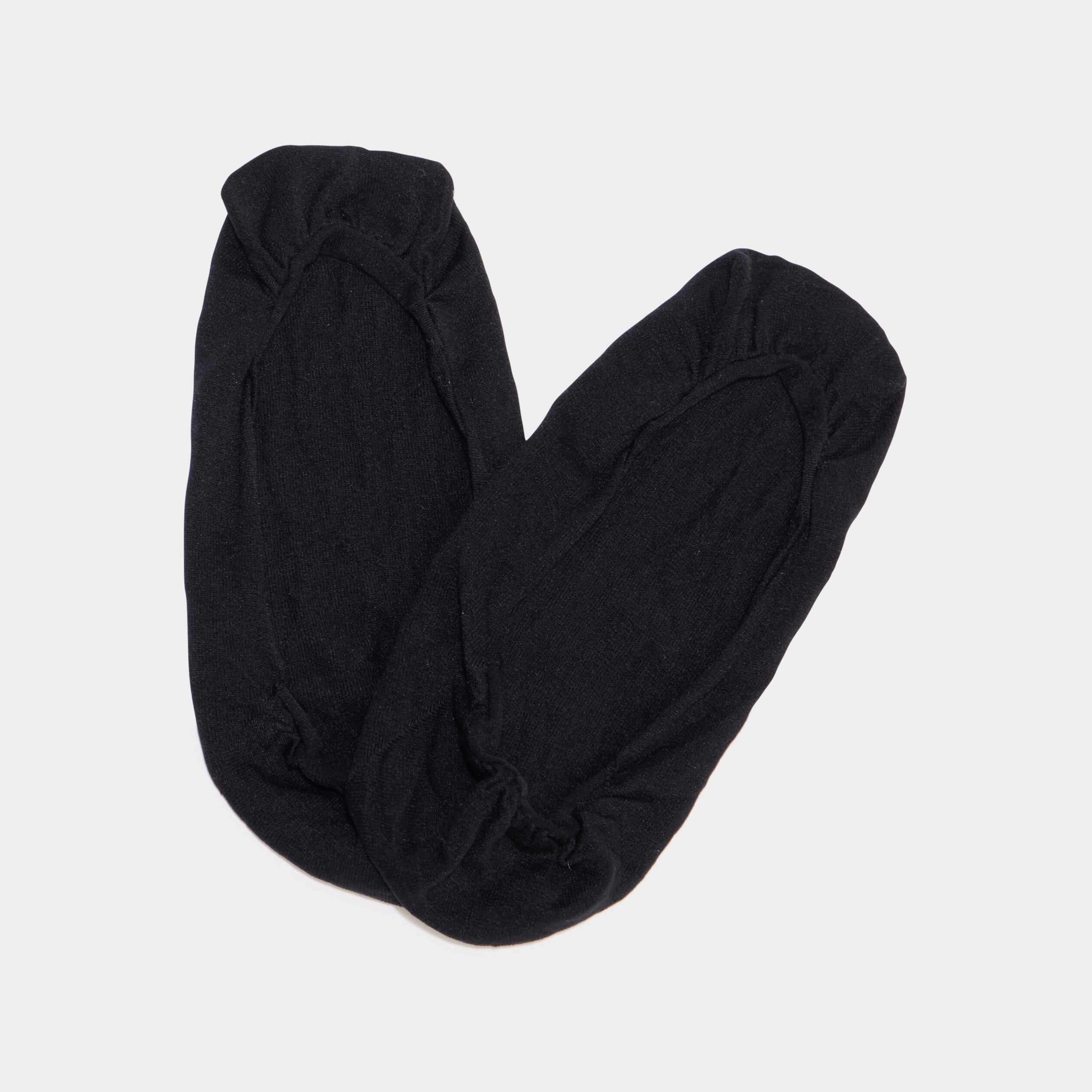 Lot de 2 chaussettes invisibles noir femme