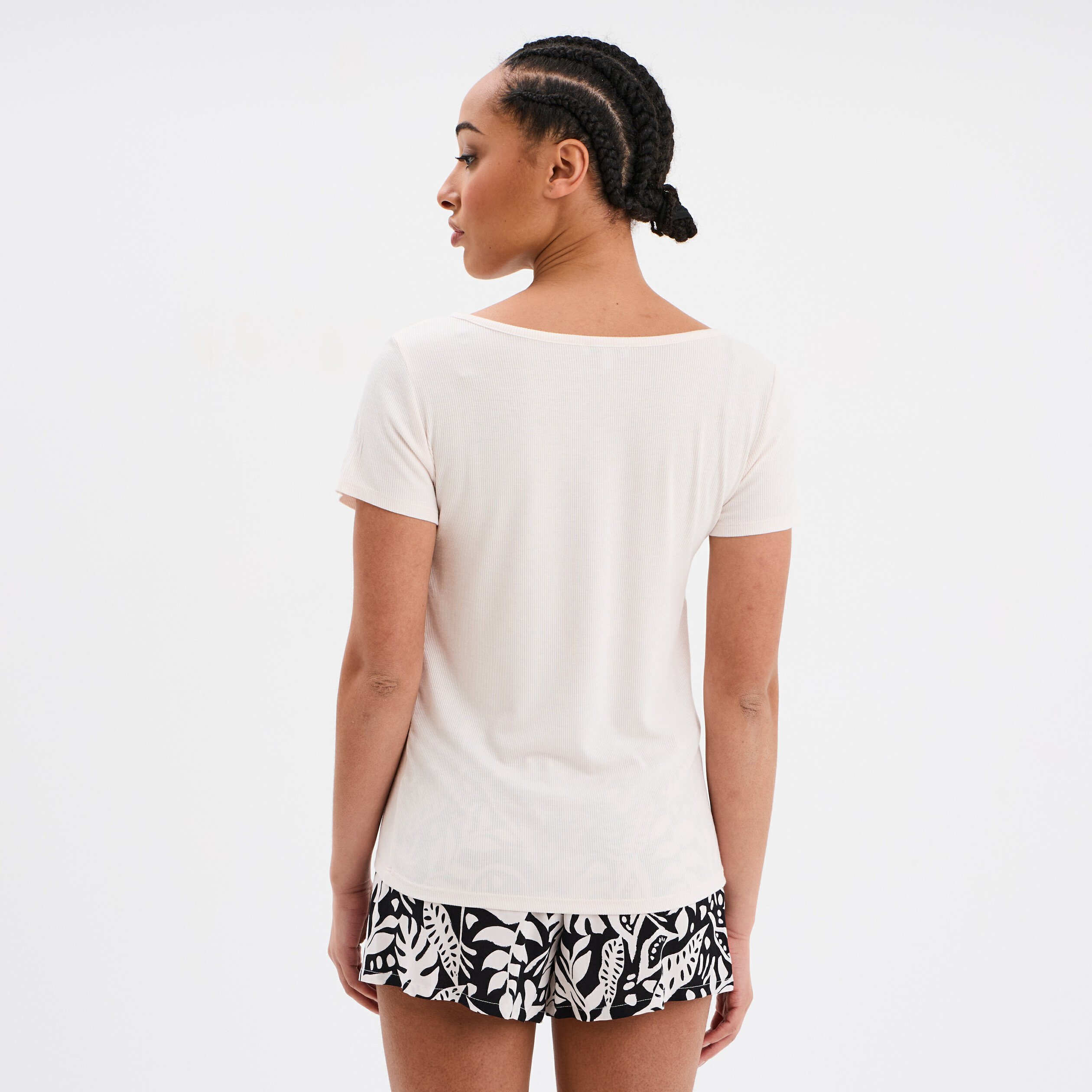 ensemble pyjama short et t shirt noir femme Ensemble pyjama short et t-shirt noir femme