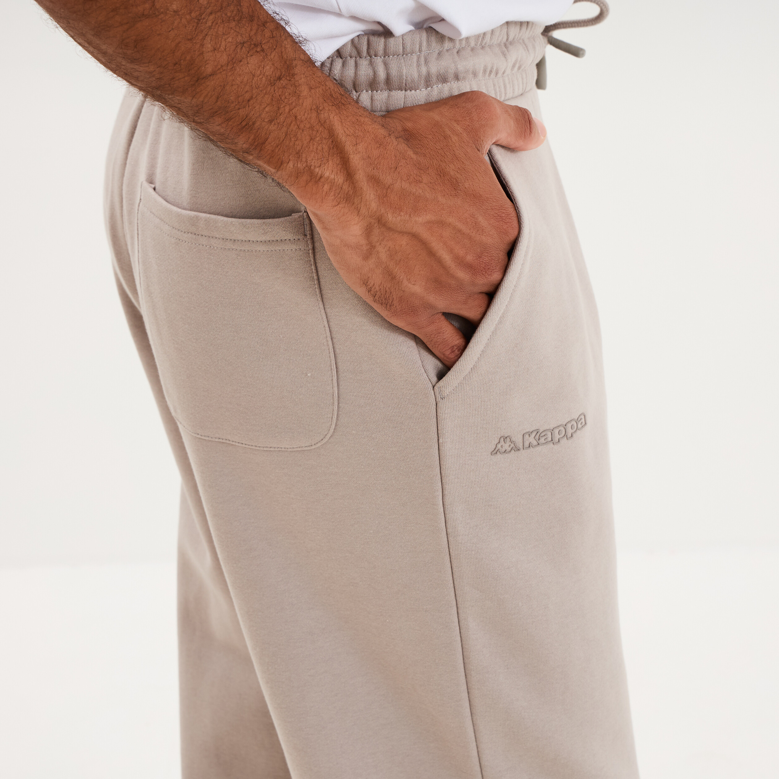 Pantalon de jogging regular Kappa gris clair homme