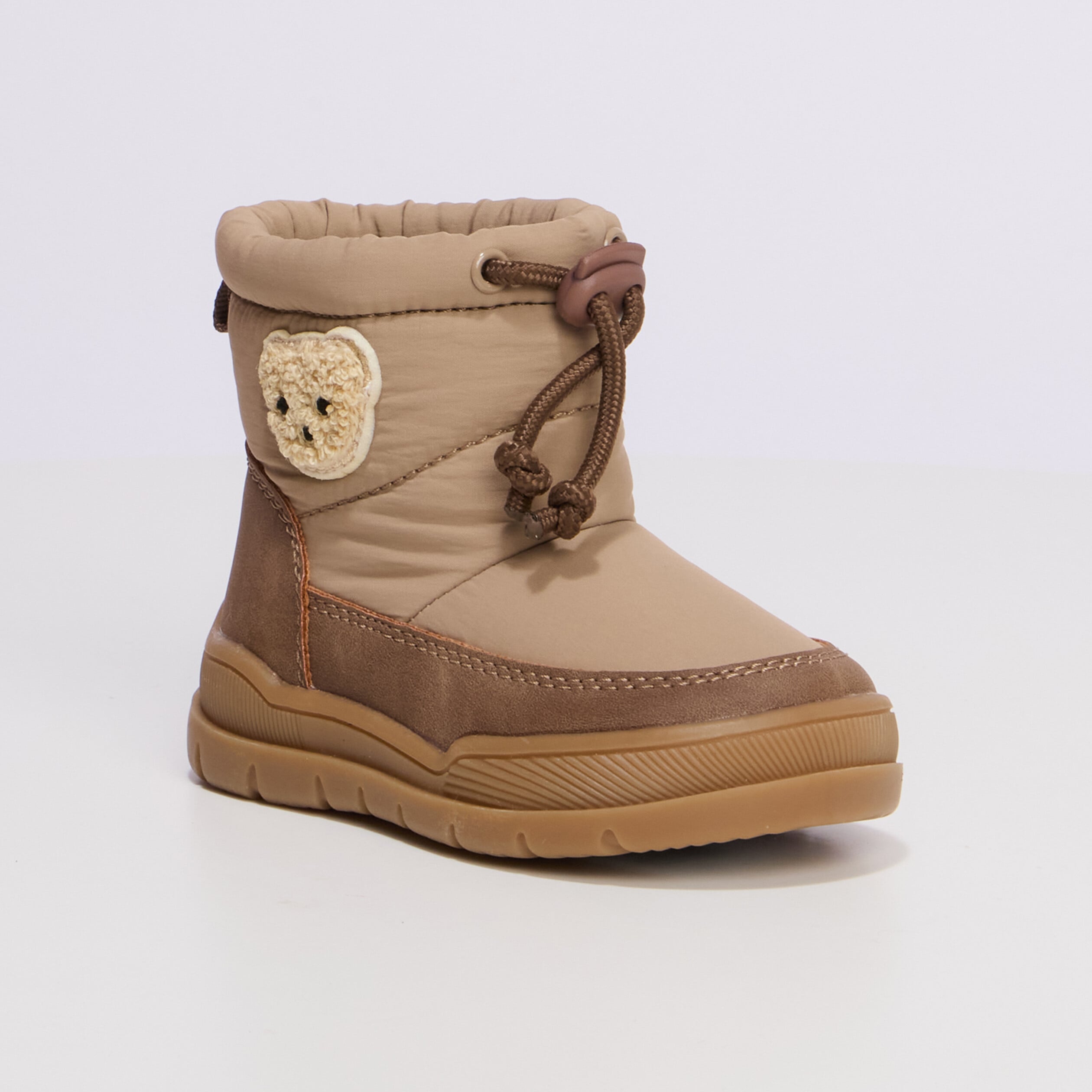 Boots &agrave; semelle &eacute;paisse imperm&eacute;ables marron b&eacute;b&eacute; gar&ccedil;on