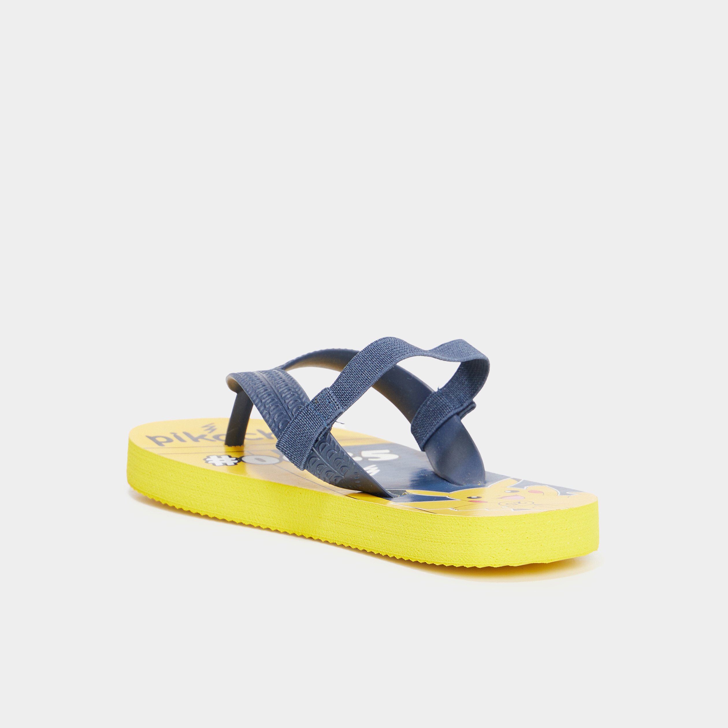 tongs avec brides pokemon pikachu jaune garcon Tongs avec brides Pokémon Pikachu jaune garçon