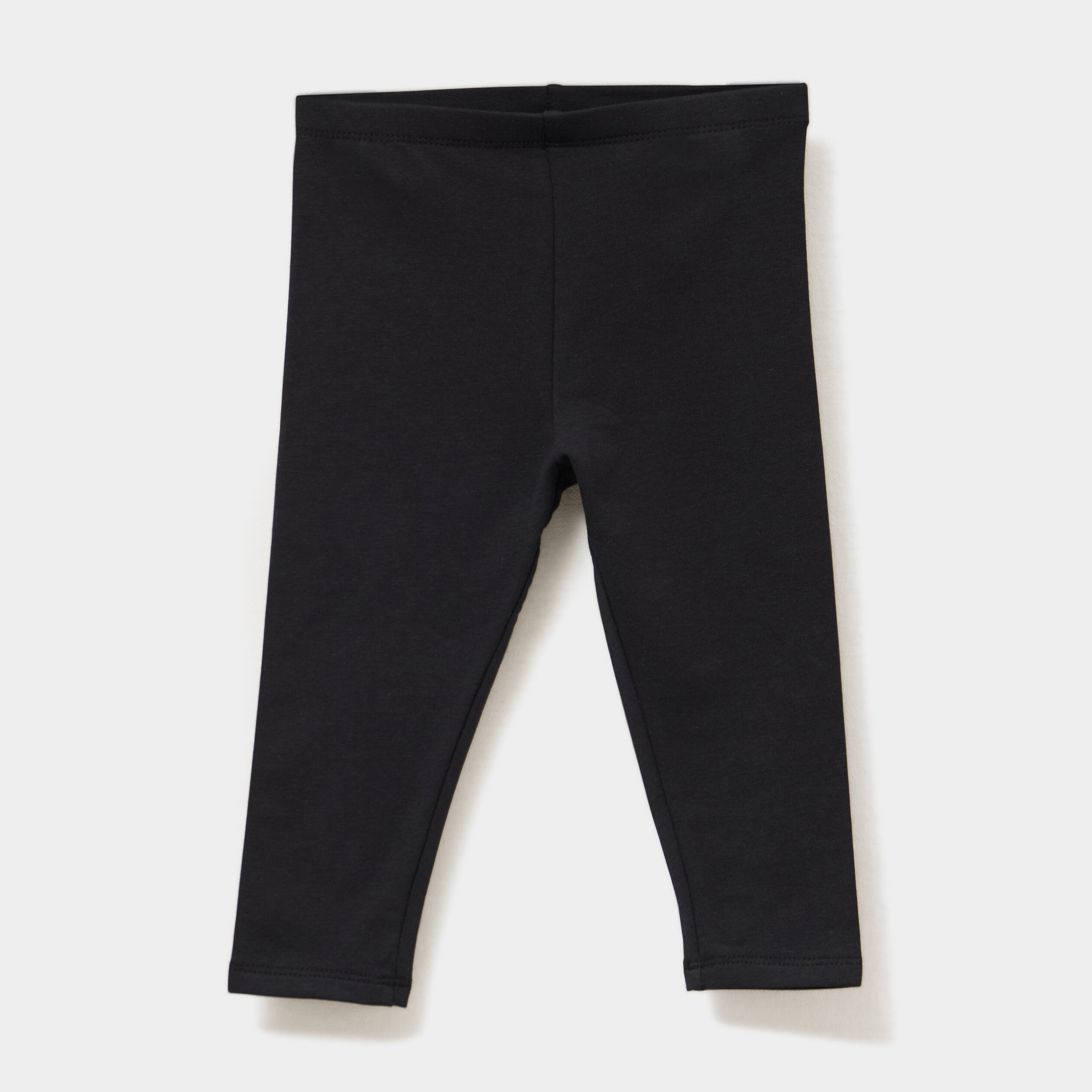 legging double coton noir bebef Legging doublé coton noir bébé fille