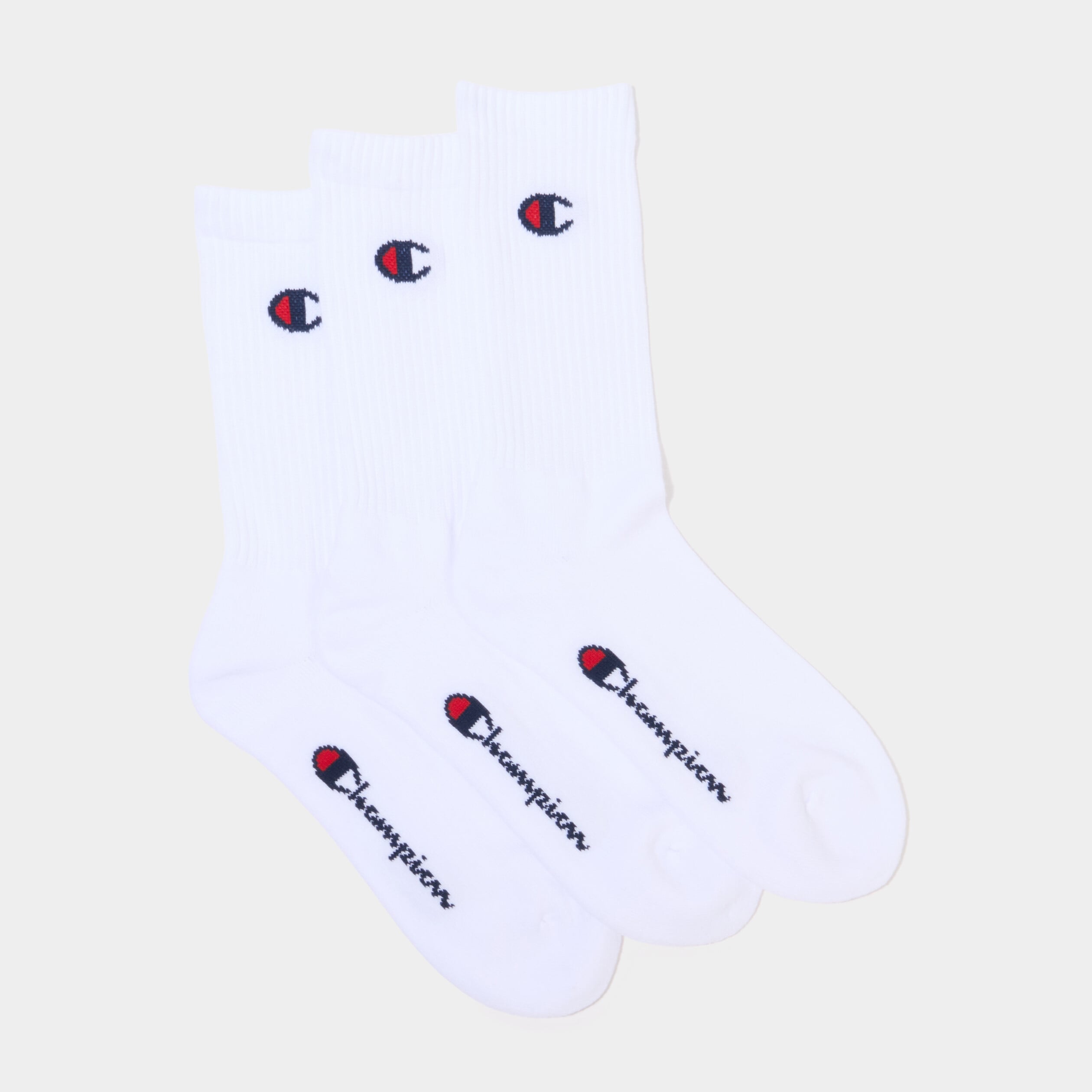 Lot 3 paires chaussettes Champion blanc homme
