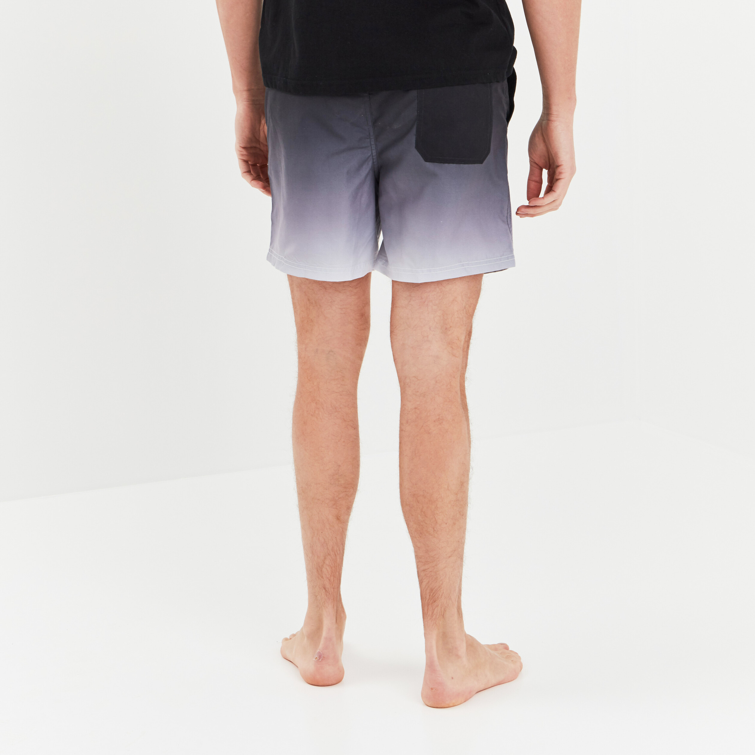 Short de bain à coulisse noir homme