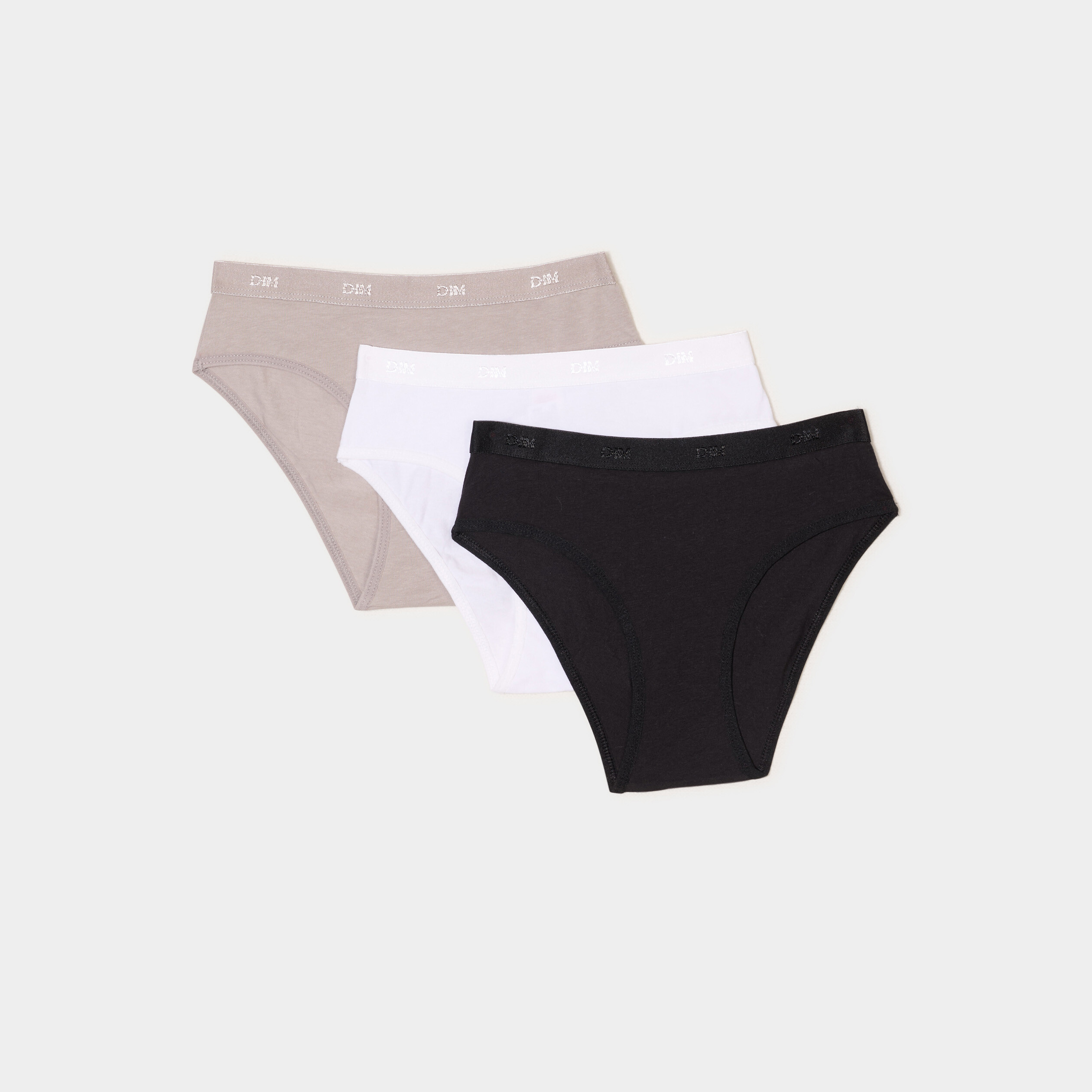 lot 3 culottes coton blanc fille Lot 3 culottes coton blanc fille
