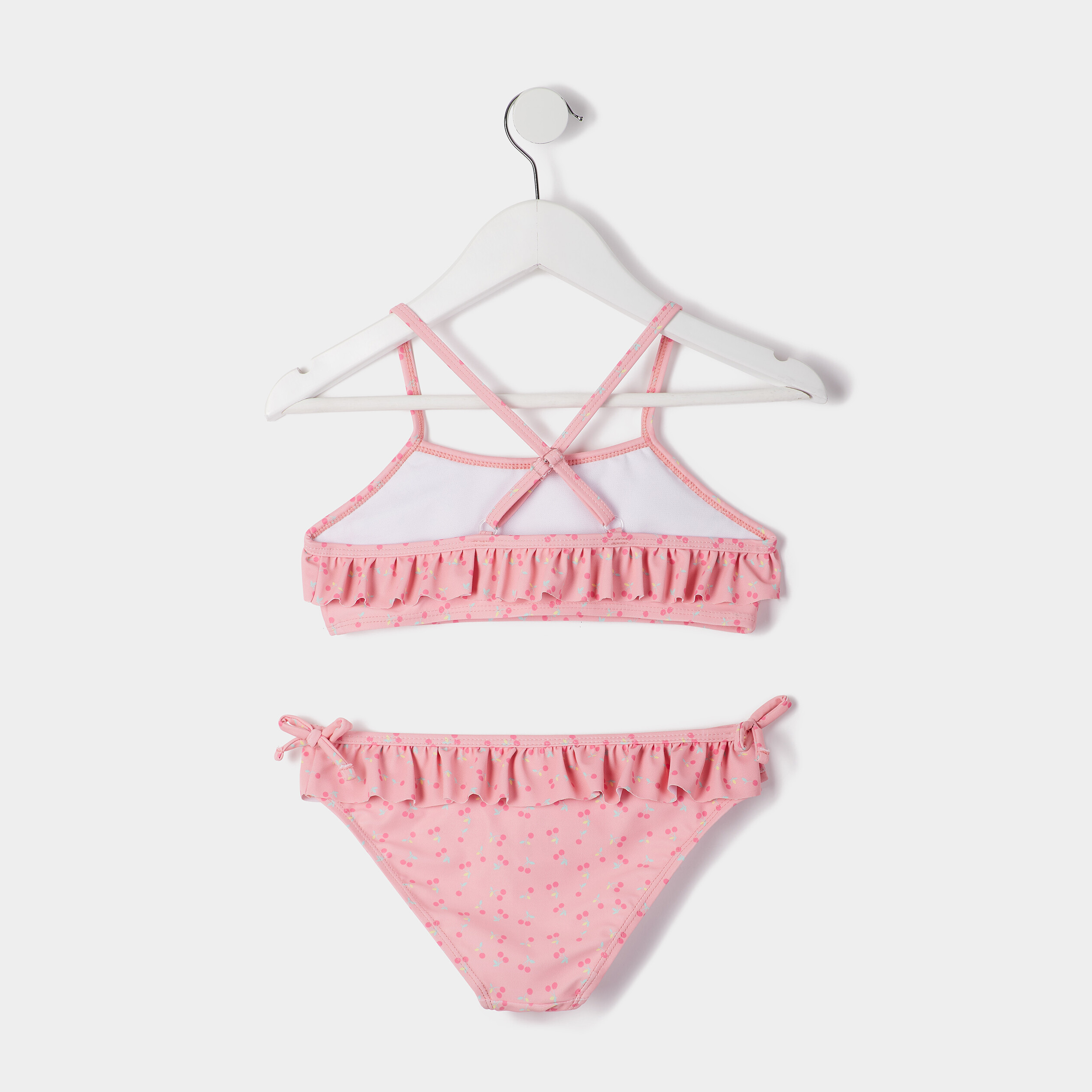 maillot de bain 2 pieces rose saumon fille Maillot de bain 2 pièces rose saumon fille
