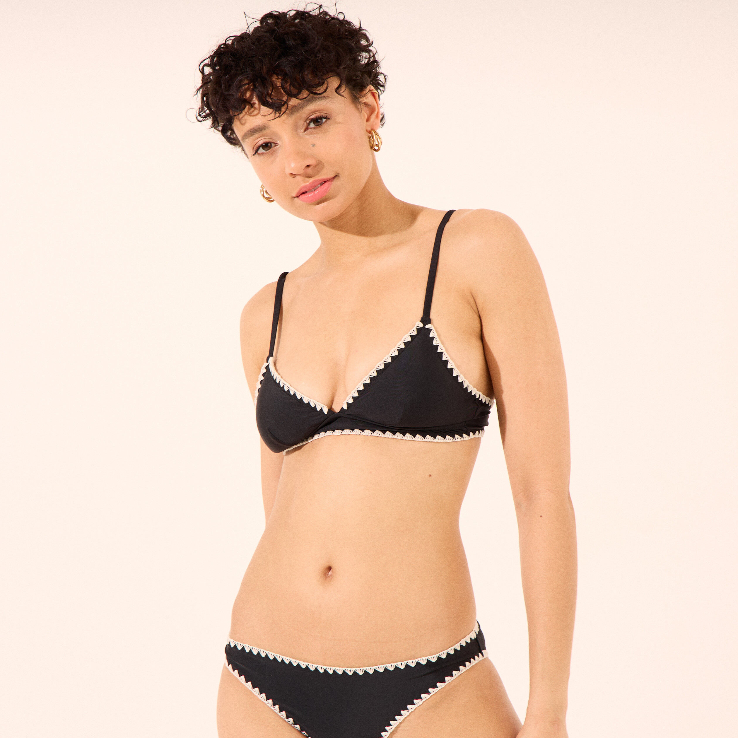Maillot De Bain 2 Pièces Noir ASYMO & PAEA BLACK | Banana Moon