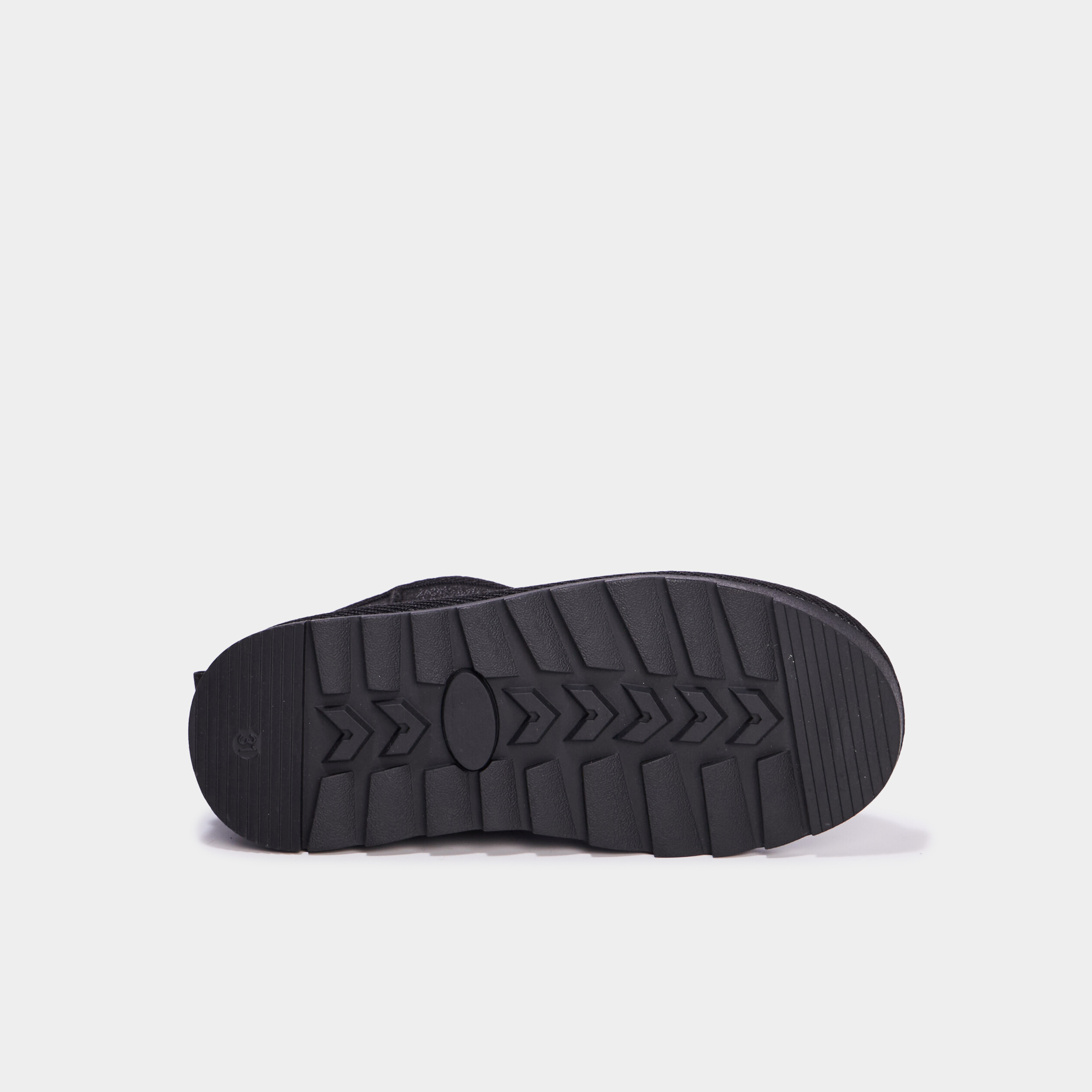 Bottines fourr&eacute;es plates noir fille