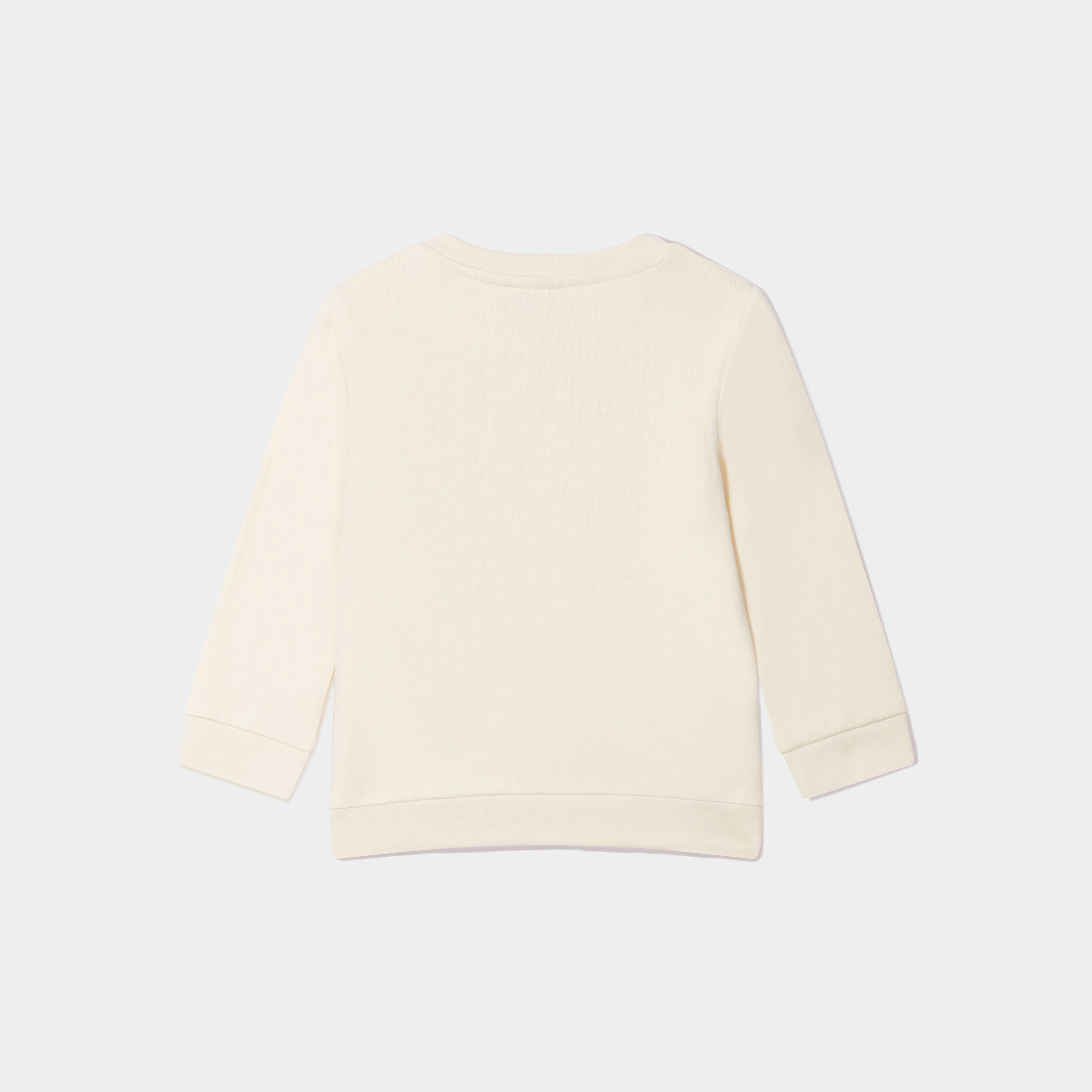 sweat manches longues coton hello kitty ivoire bebef Sweat manches longues coton Hello Kitty ivoire bébé fille