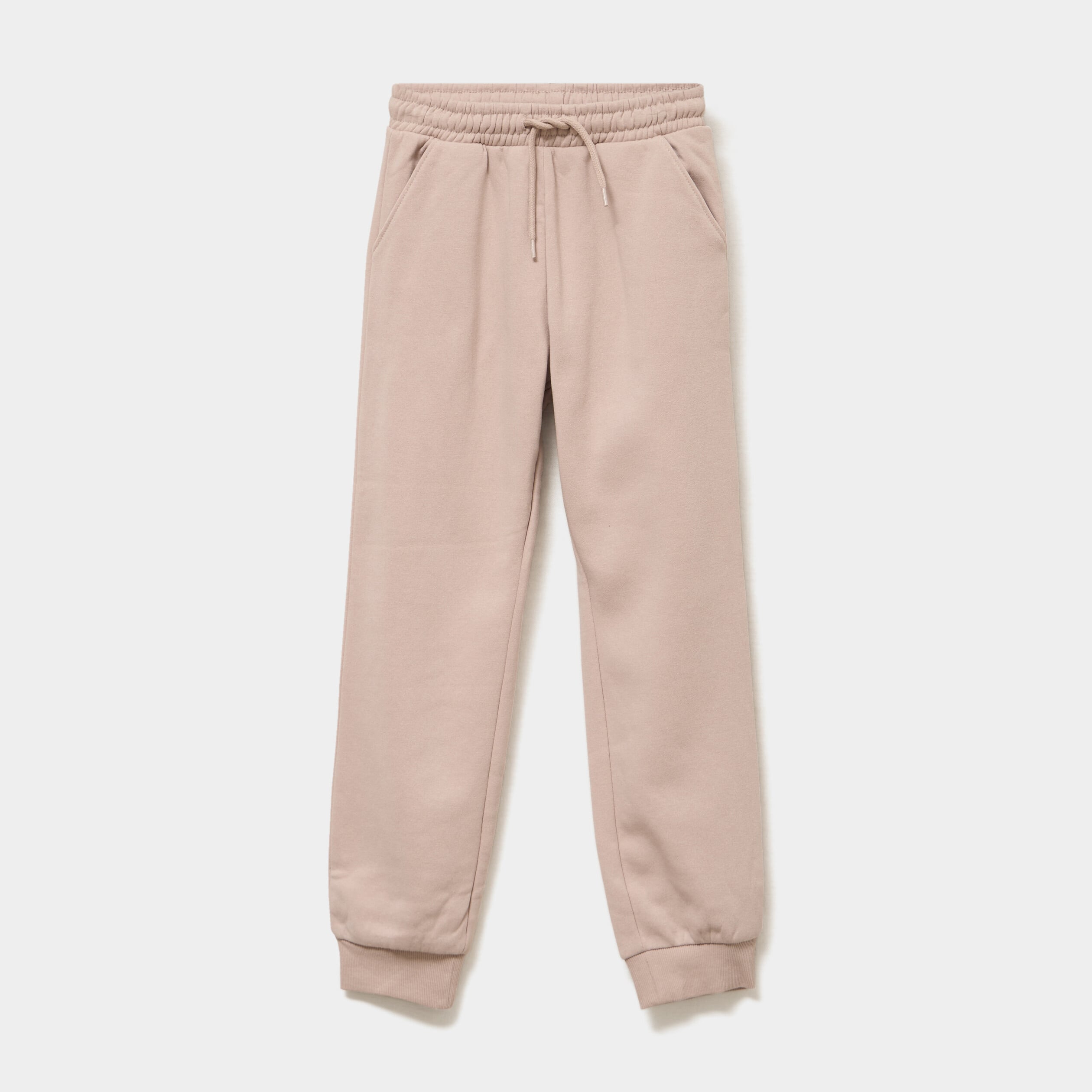 Pantalon de jogging molleton taupe fille