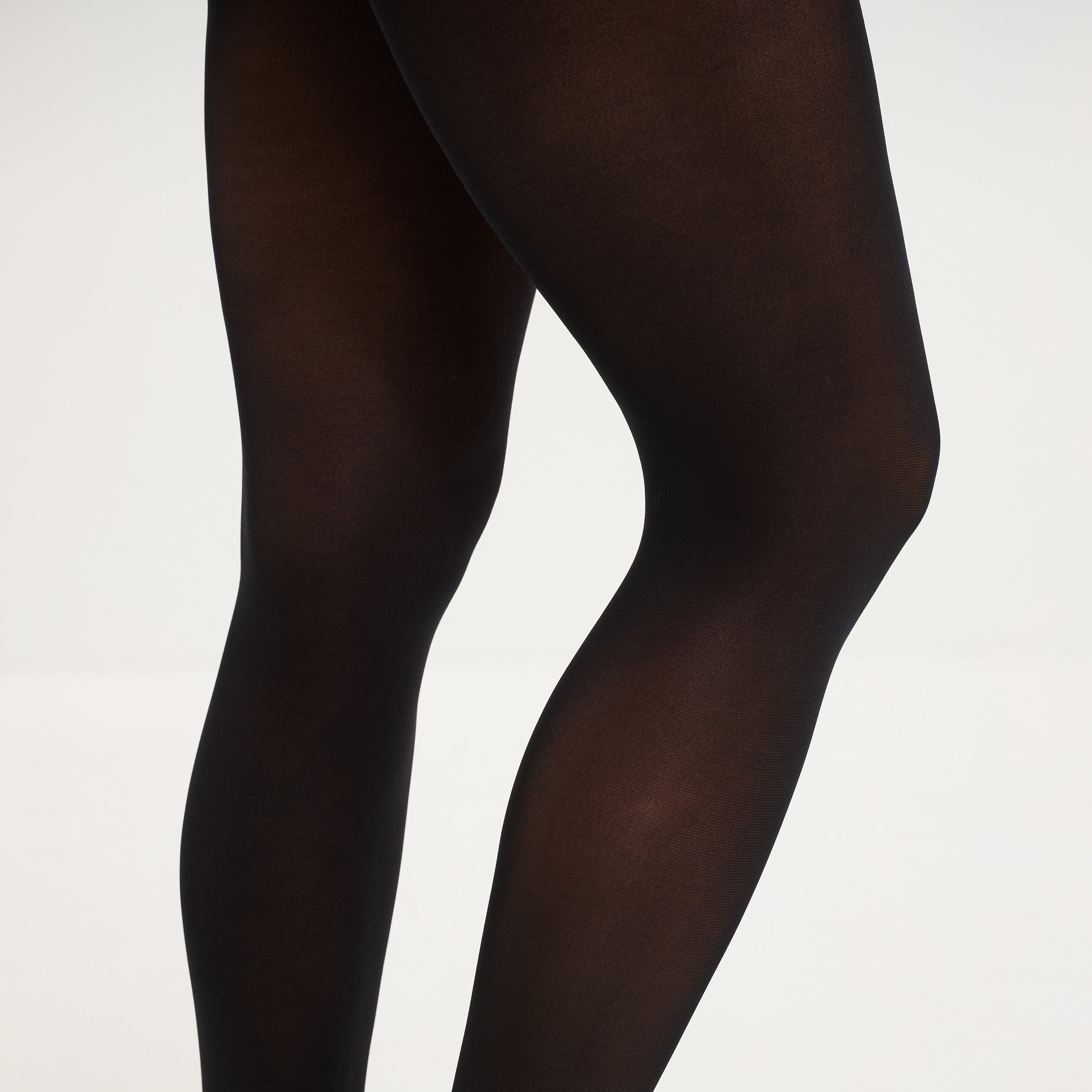 Lot 2 paires collants noir femme