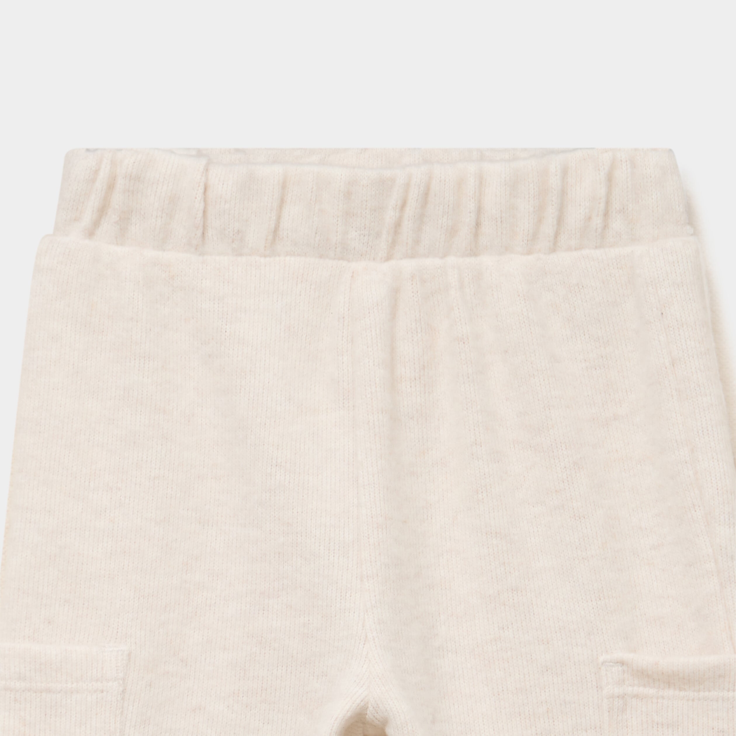 Pantalon maille 2 poches beige b&eacute;b&eacute; gar&ccedil;on