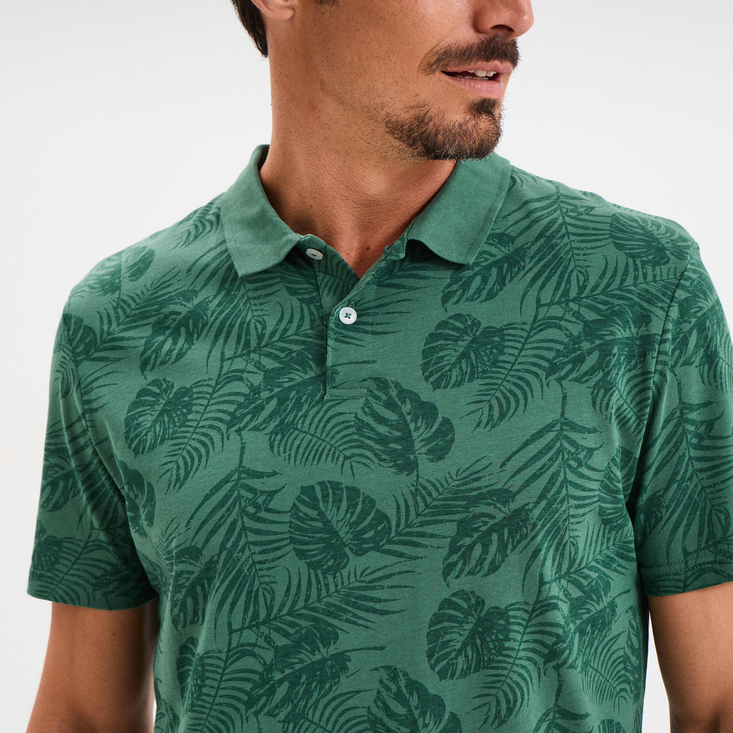 polo manches courtes coton vert homme Polo manches courtes coton vert homme