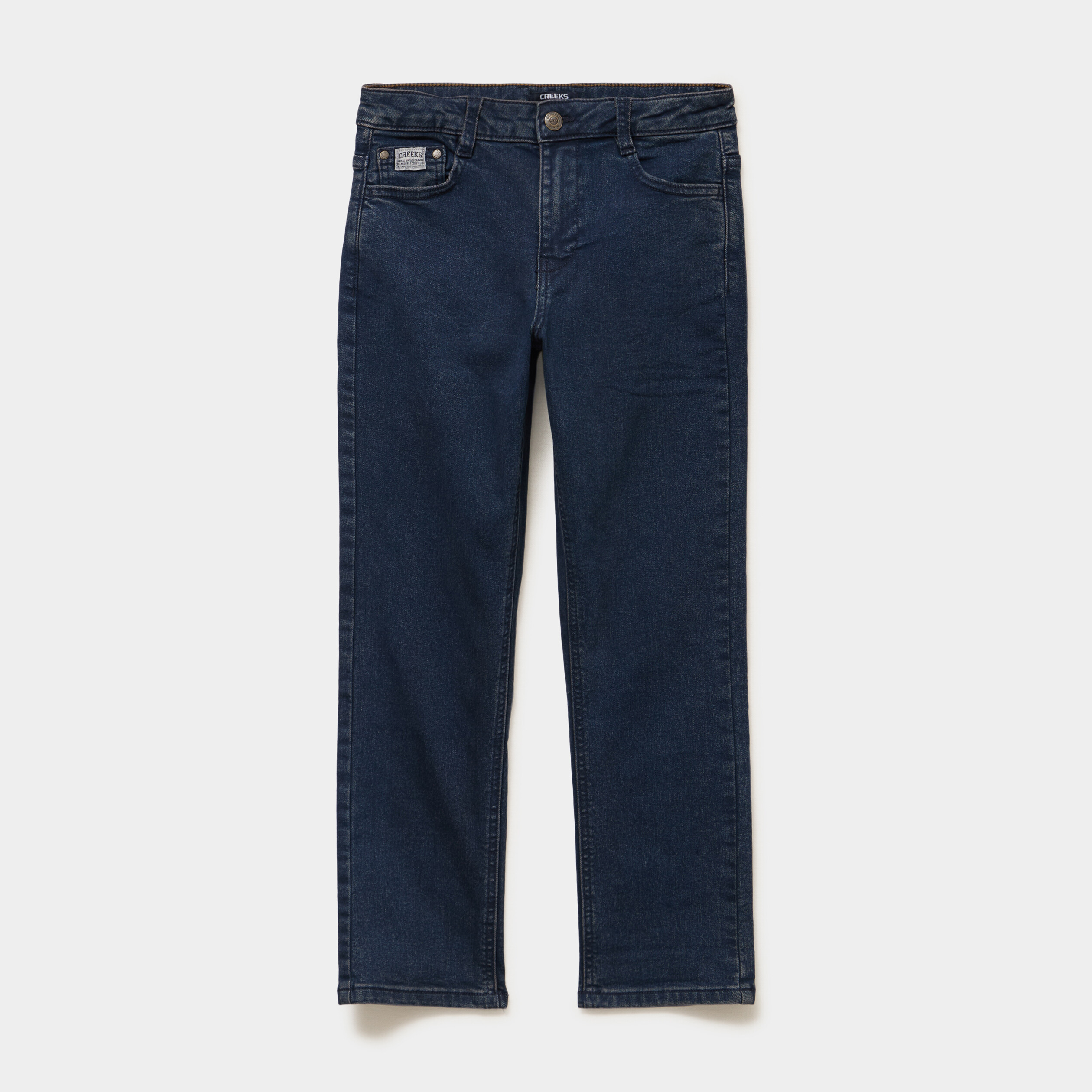 Jean regular chaud 5 poches bleu fonc&eacute; gar&ccedil;on