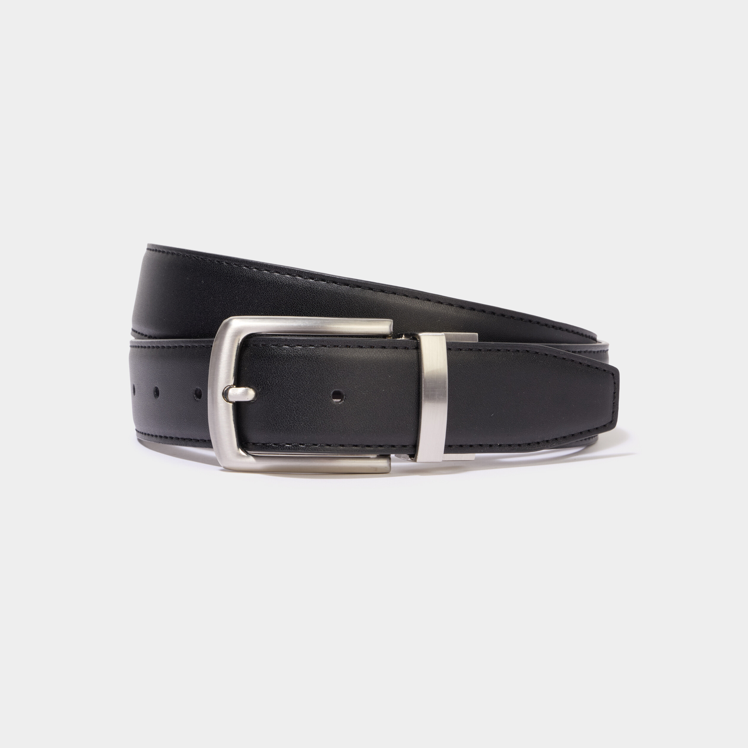 Ceinture r&eacute;versible noir homme