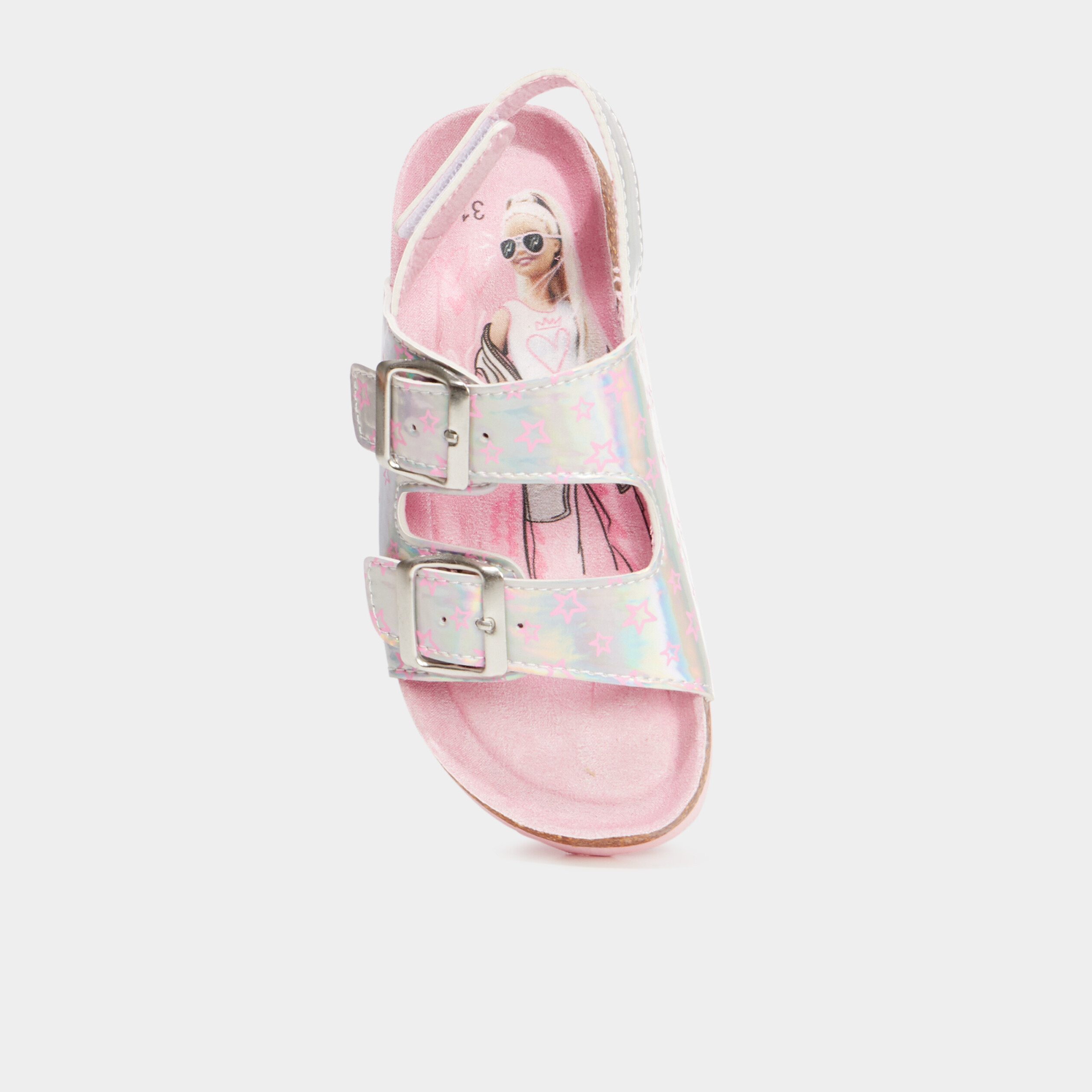 sandales holographiques barbie rose fille Sandales holographiques Barbie rose fille