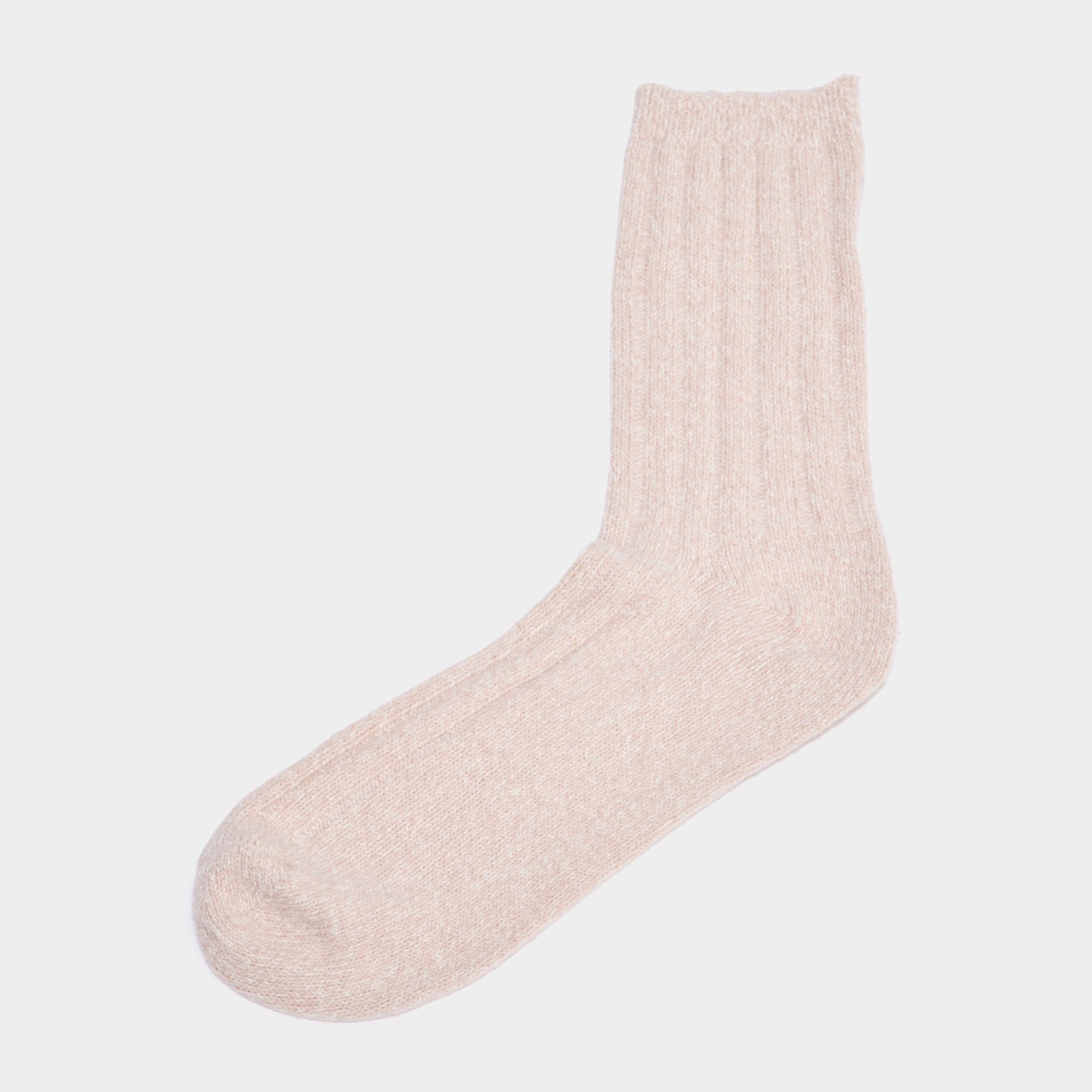 Lot 2 paires chaussettes tricot&eacute;es marron femme